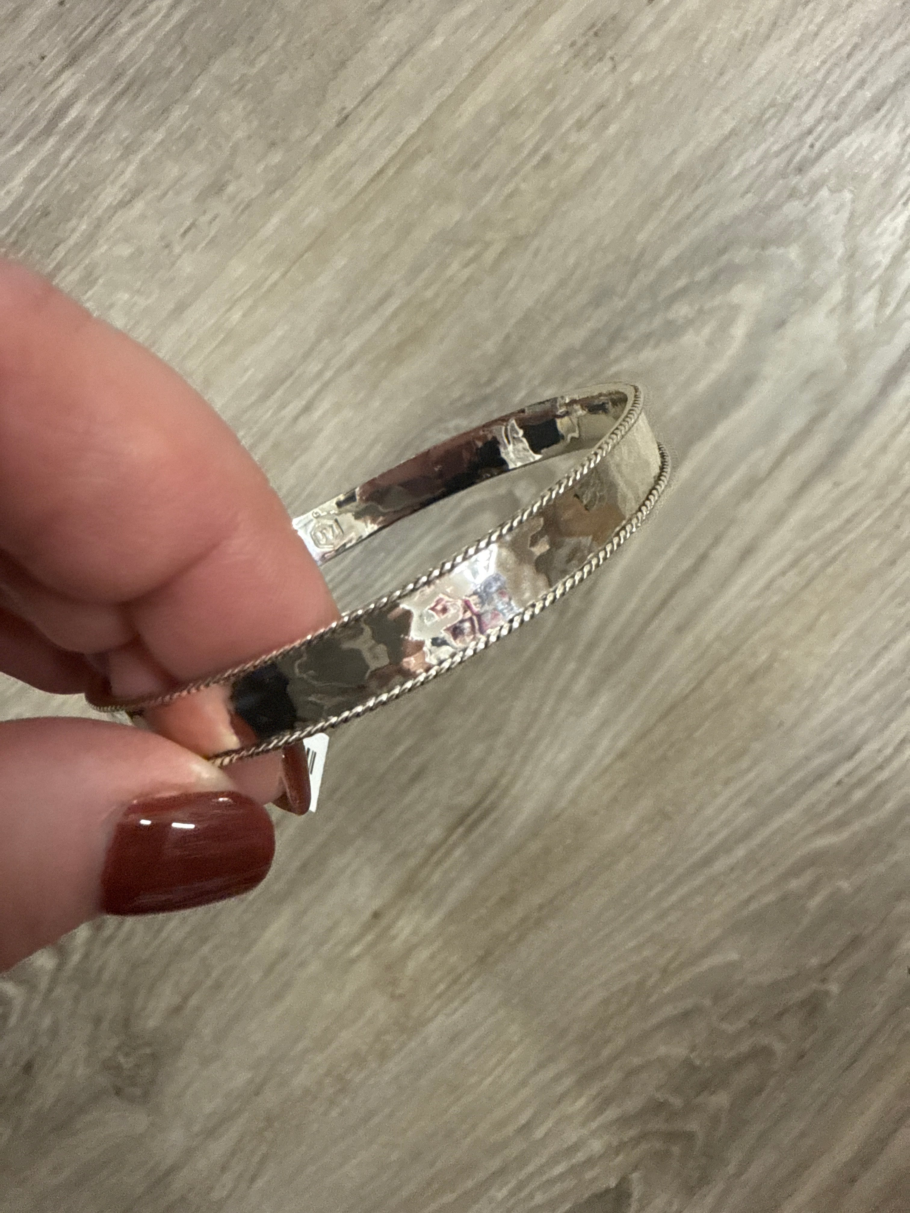 Julie Vos Savoy Bangle Bracelet Silver Medium