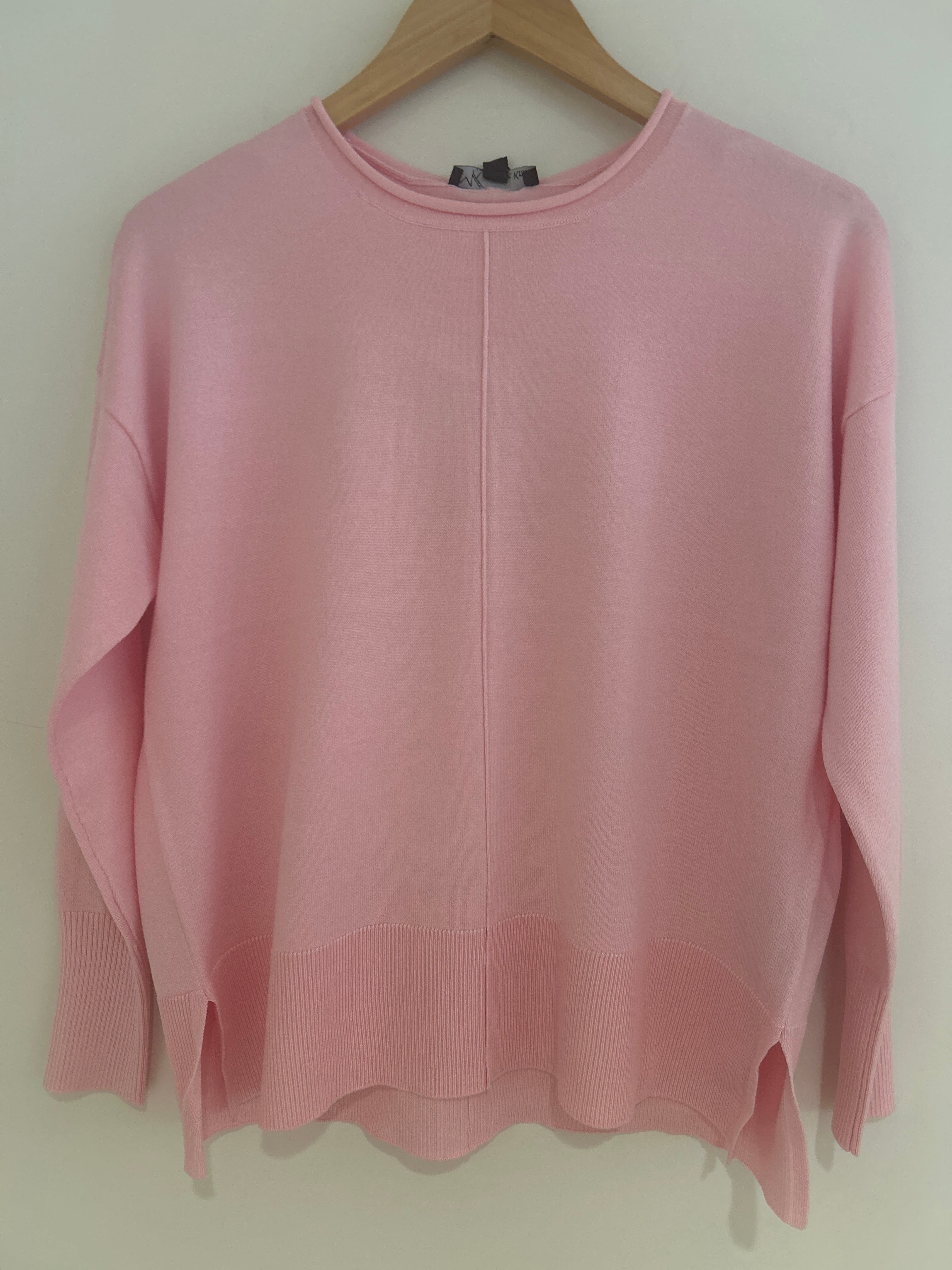 Roll Edge Crew Neck Sweater