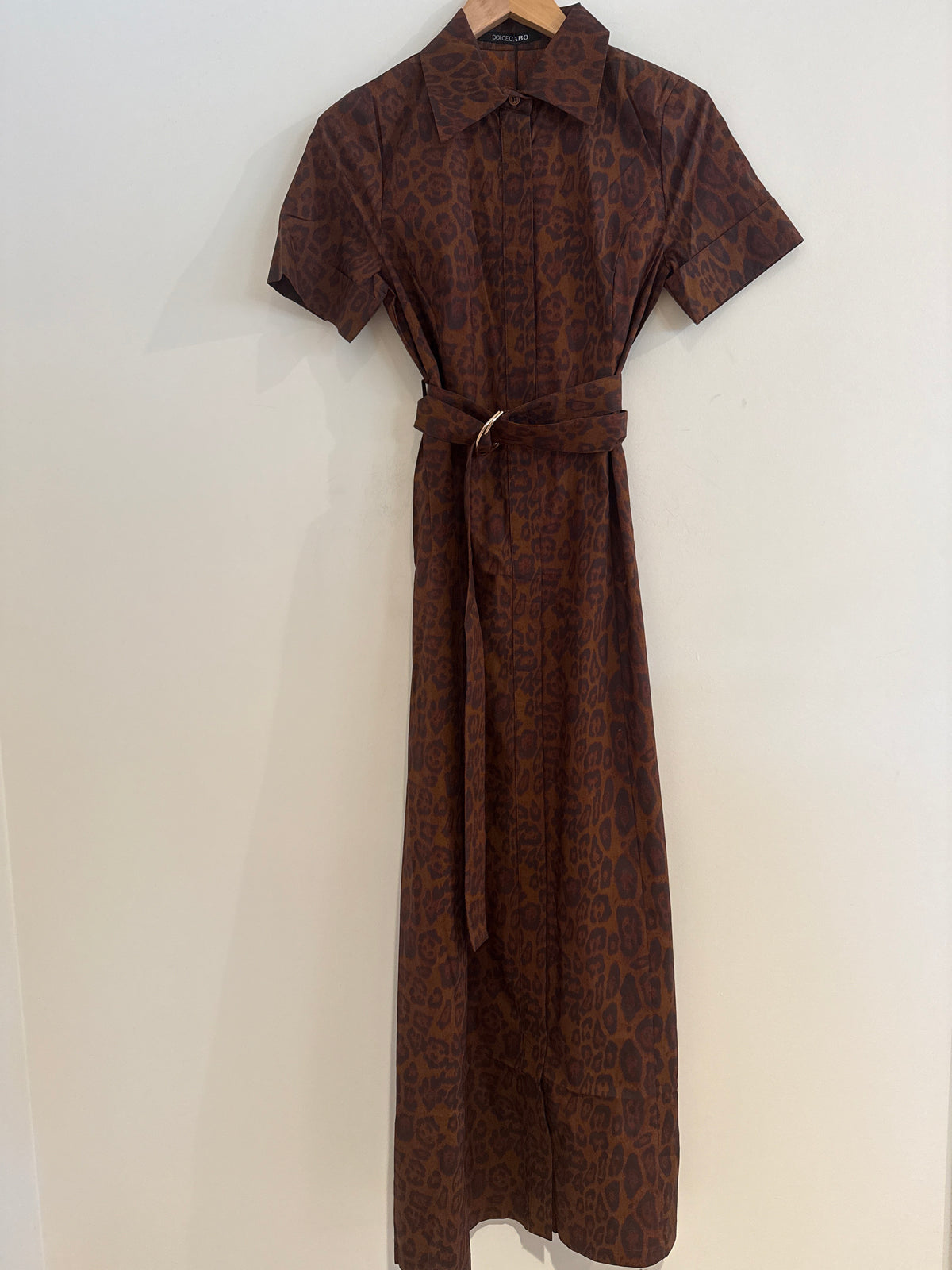 Dolce Cabo Poplin Shirtdress Leopard