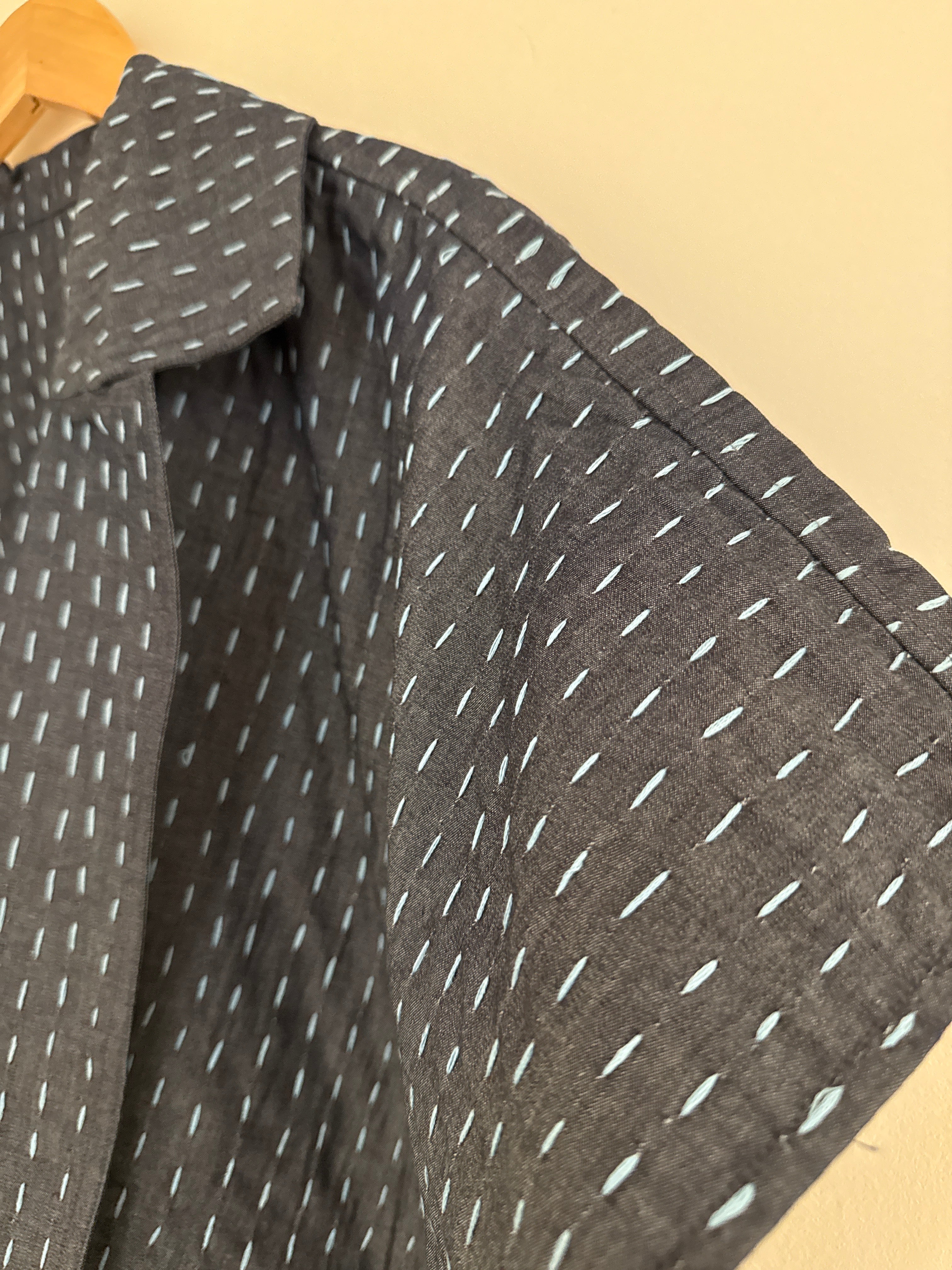 Holly Shae Stitched Denim Sela Jacket- One Size