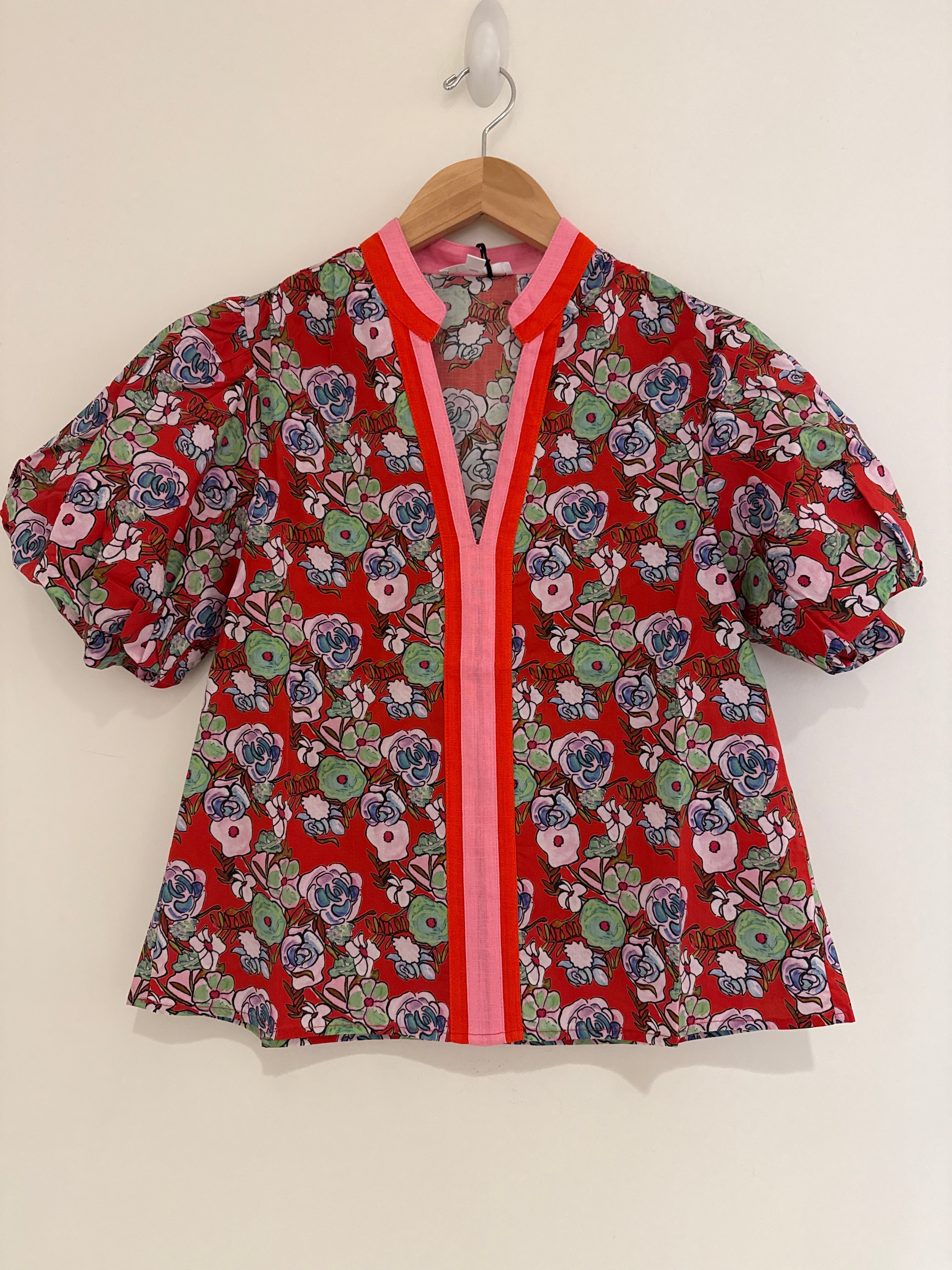 THML Red Peony Top