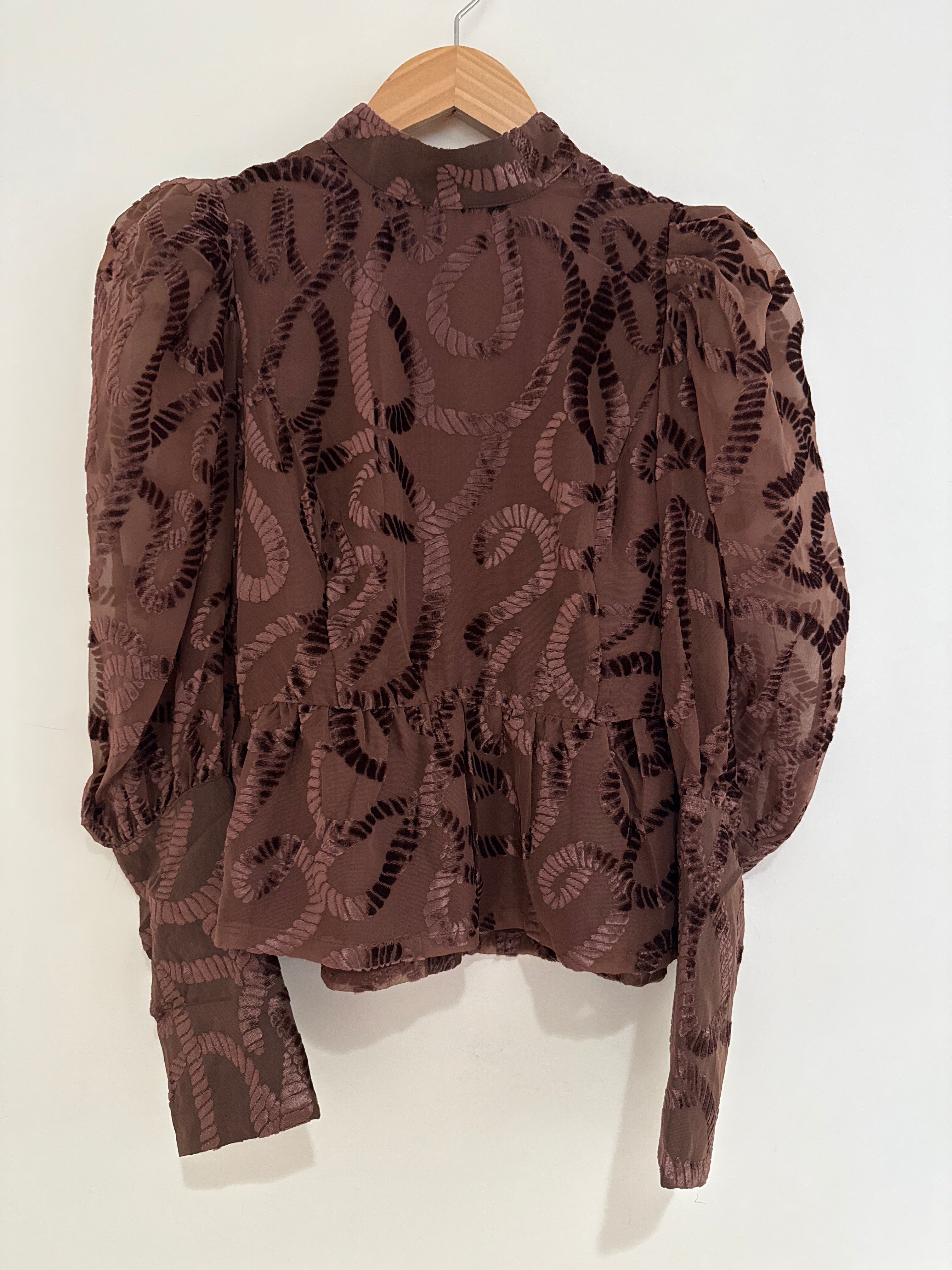 Emily McCarthy Zoe Top Velvet Burnout