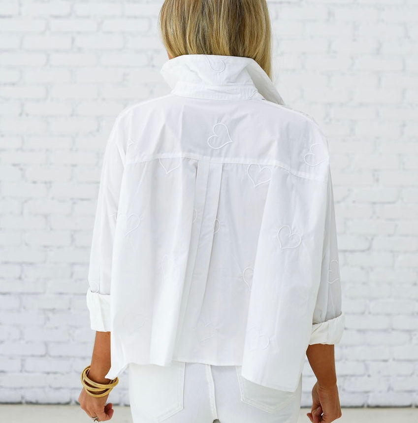 Caryn Lawn Abby Heart Top