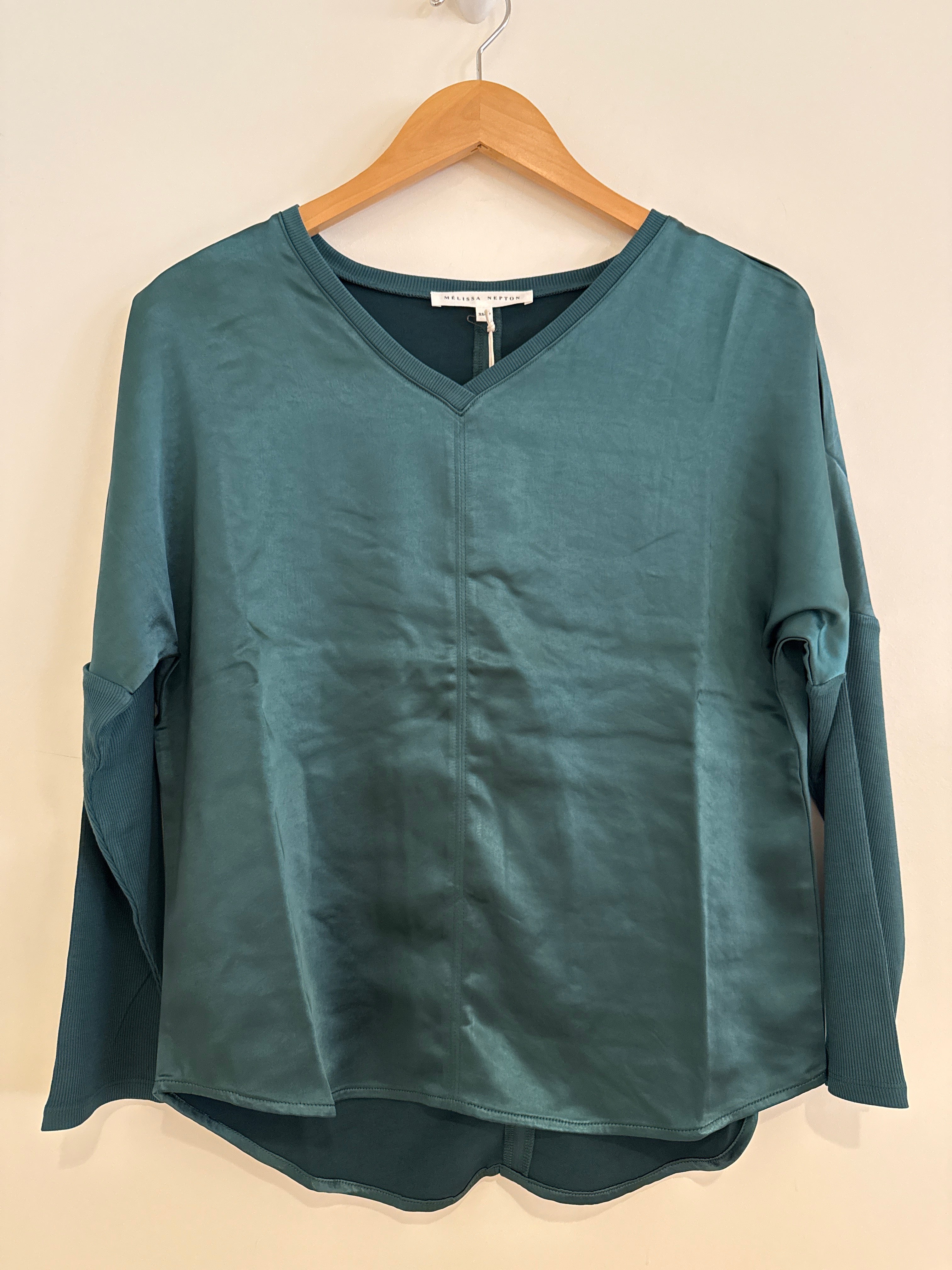 Melissa Nepton Cindy Top Deep Sea