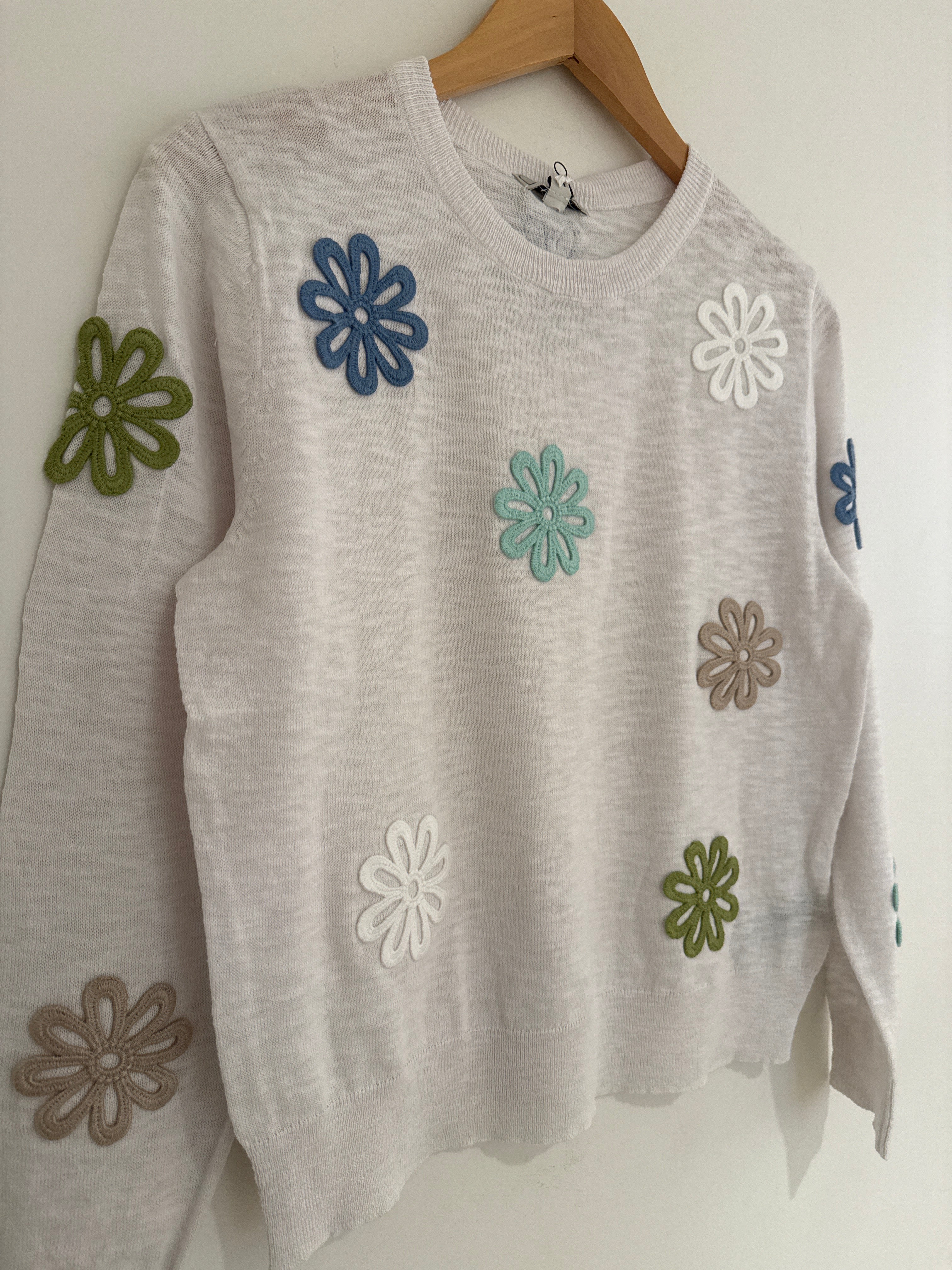 Metric Flower Crew Sweater