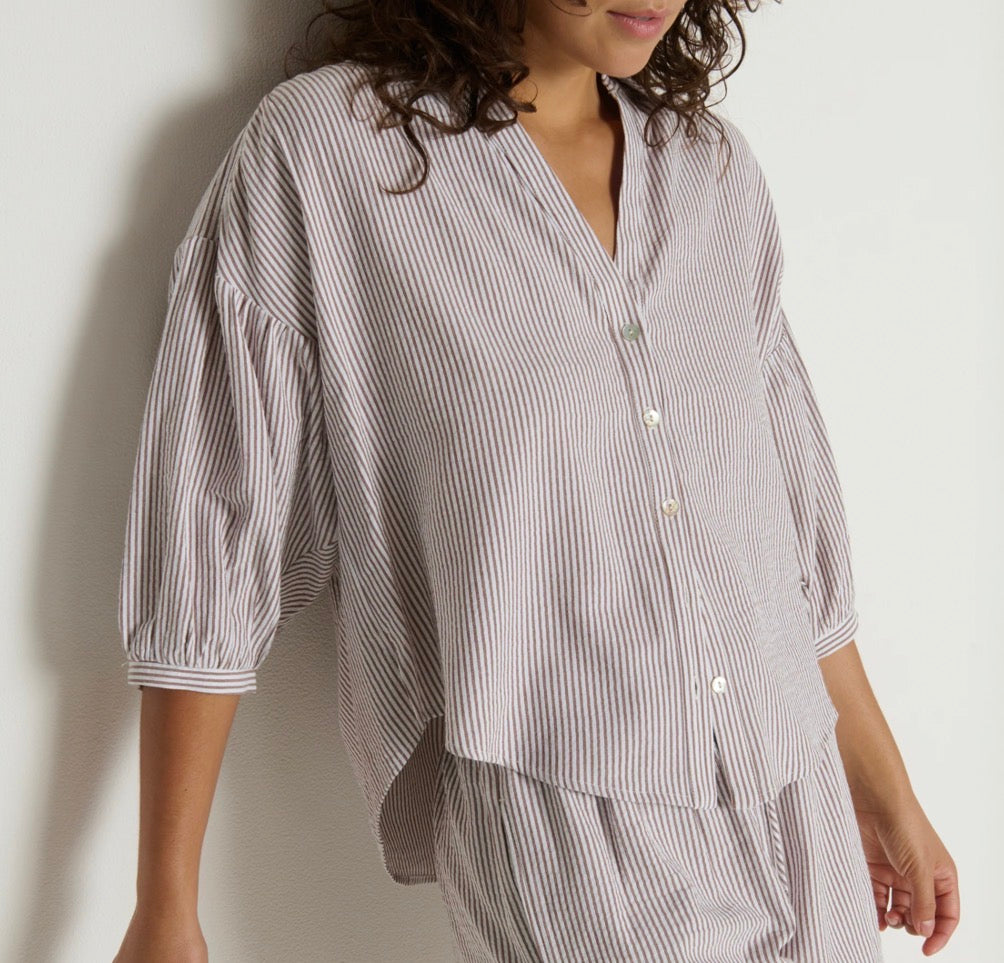 Nation Jaynee Top Praline Stripe