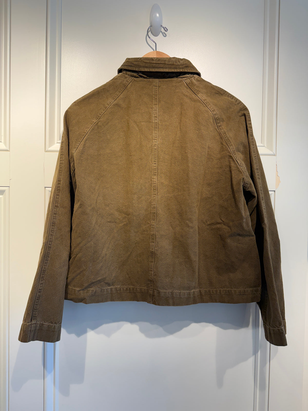 Perfect White Tee Canvas Chore Coat Olive