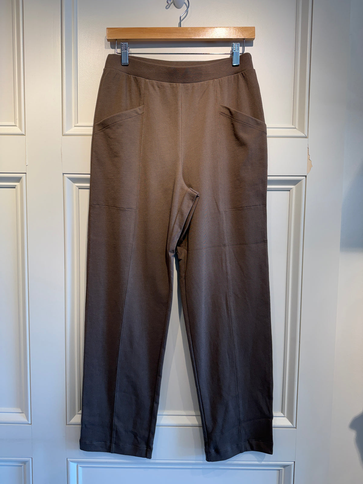 Lilla P Front Seamed Pocket Pant Shiitake