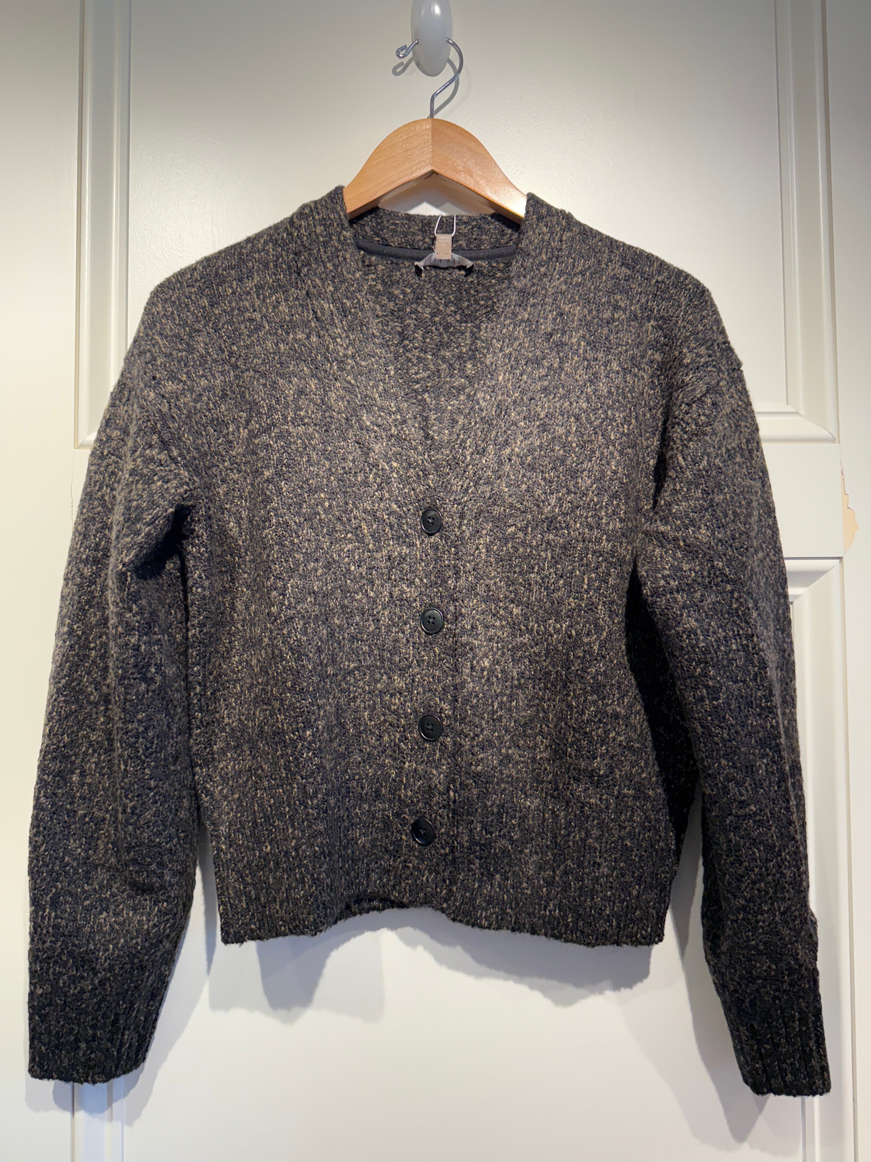 Lilla P Marled V Neck Cardigan