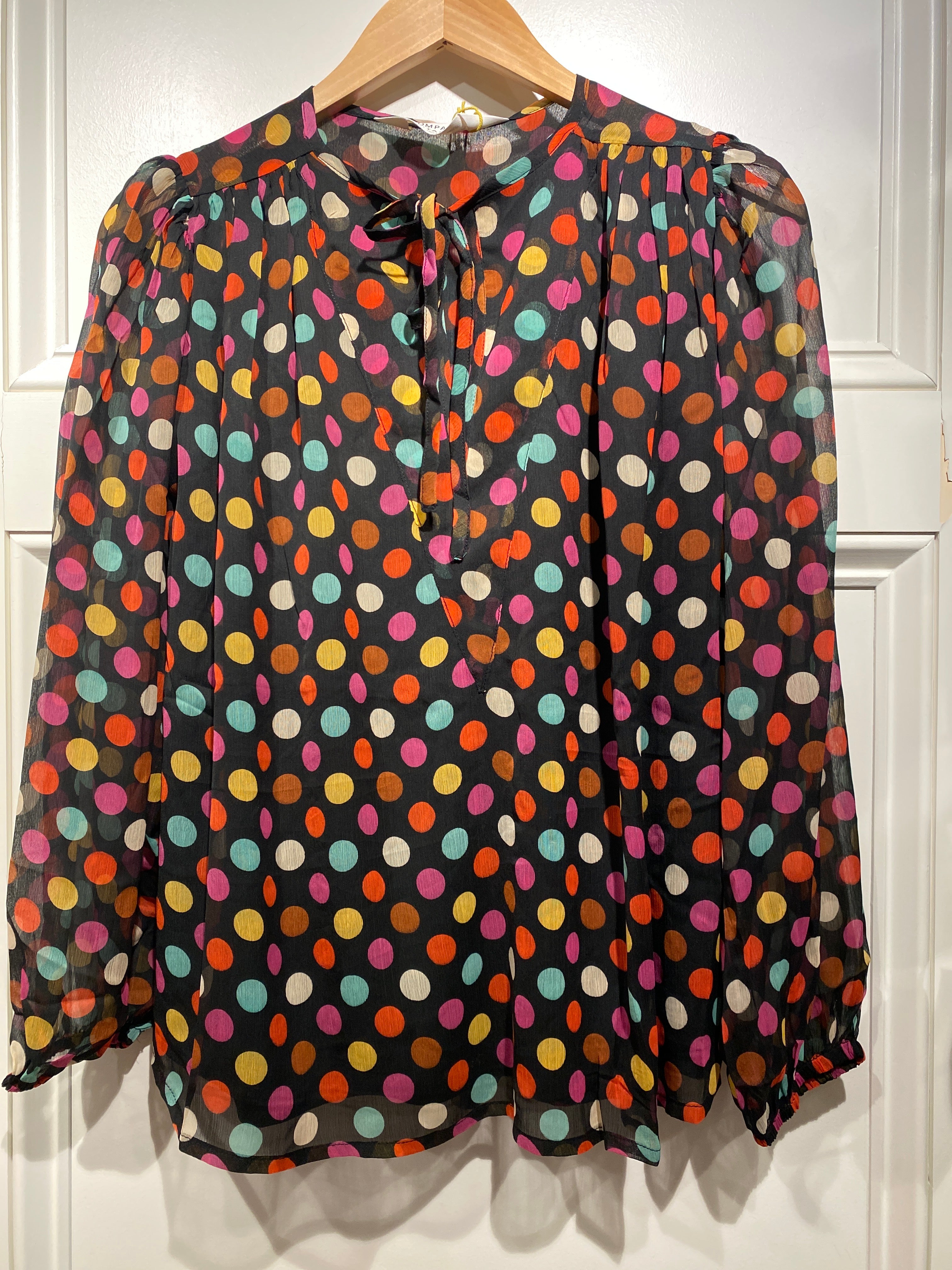 Compania Fantastica Polka Dot Top