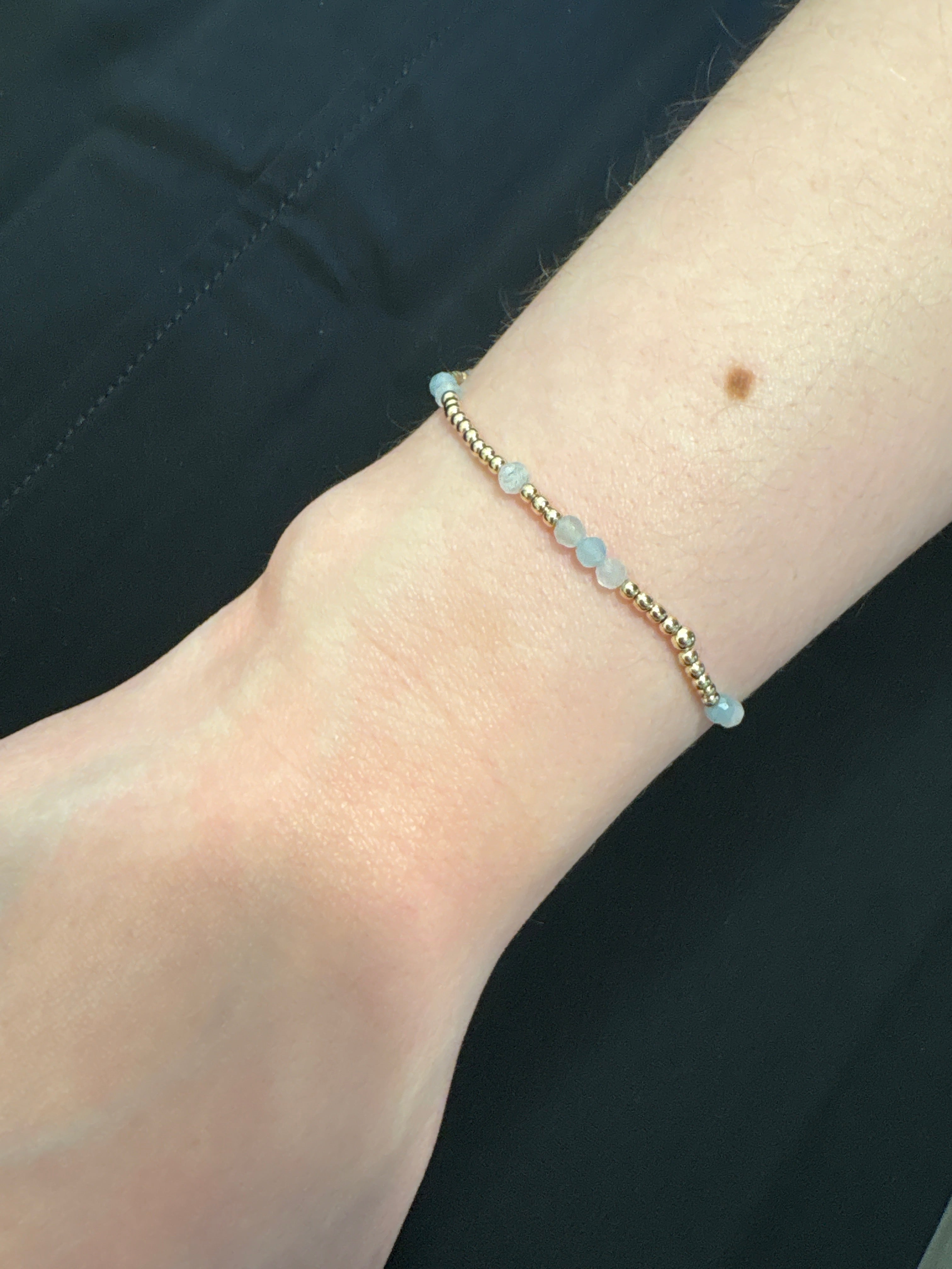 E Newton Hope Unwritten Gemstone Aquamarine