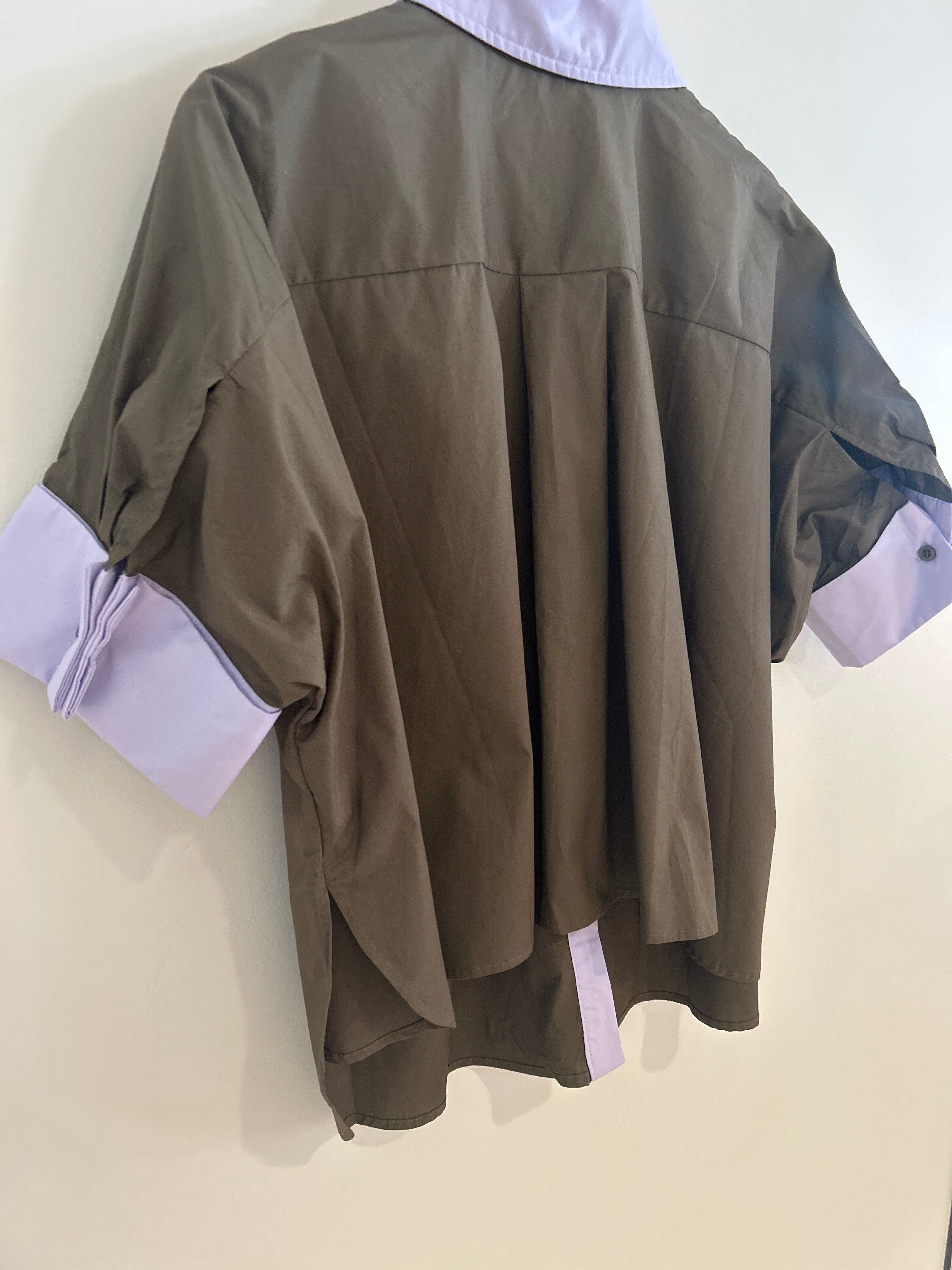 Caryn Lawn Abby Swing Top Forest and Lavender