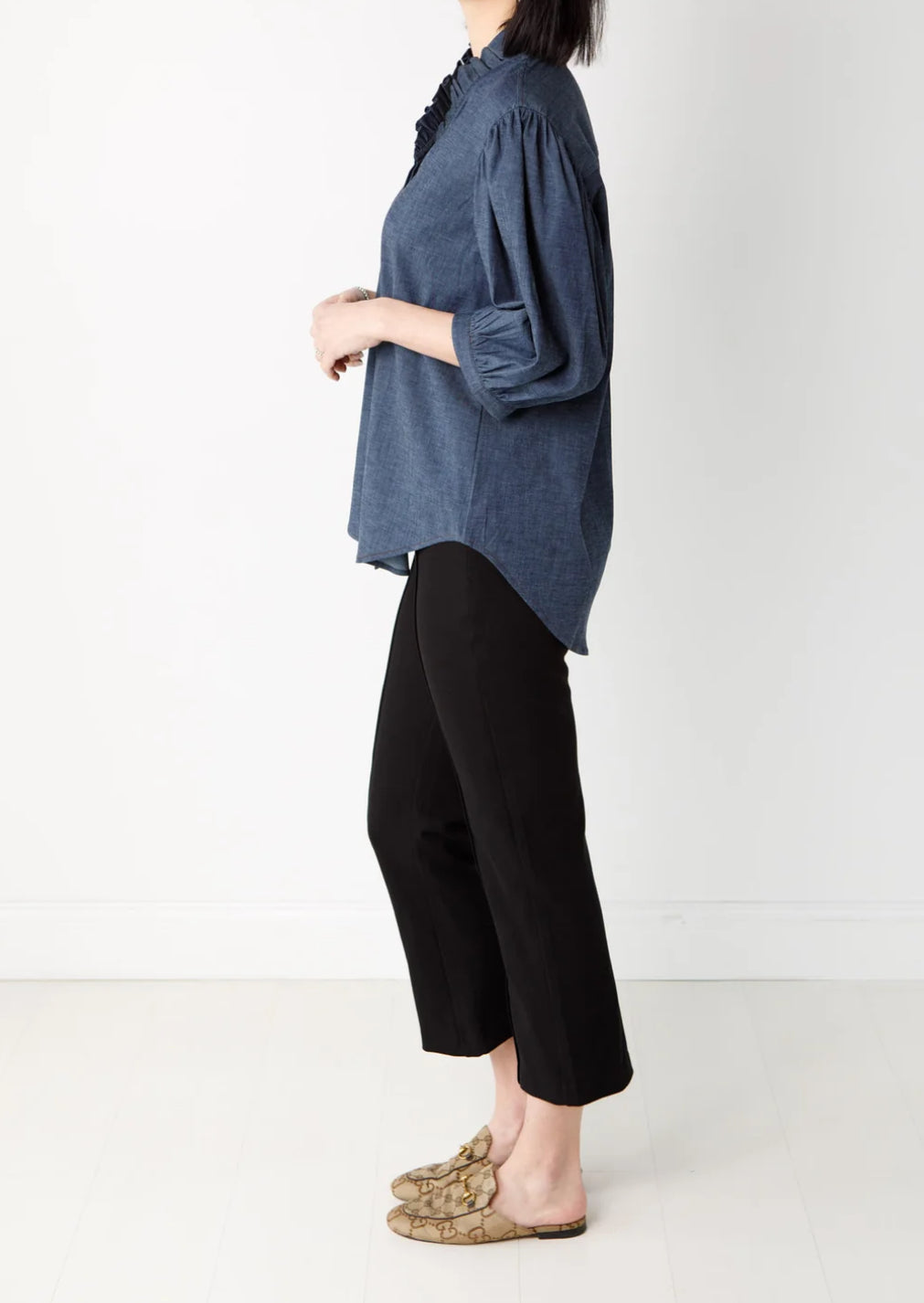 Holly Shae Laura Top Stretch Denim