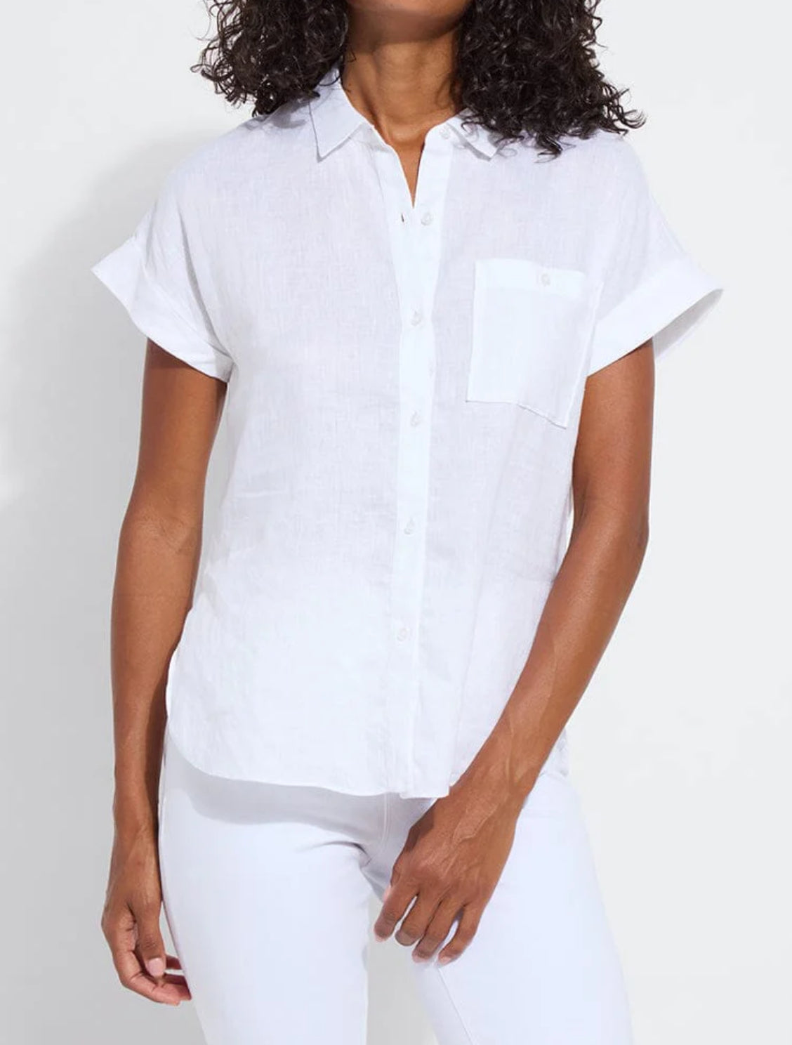 Lysse Lyla Linen Short Sleeve Shirt