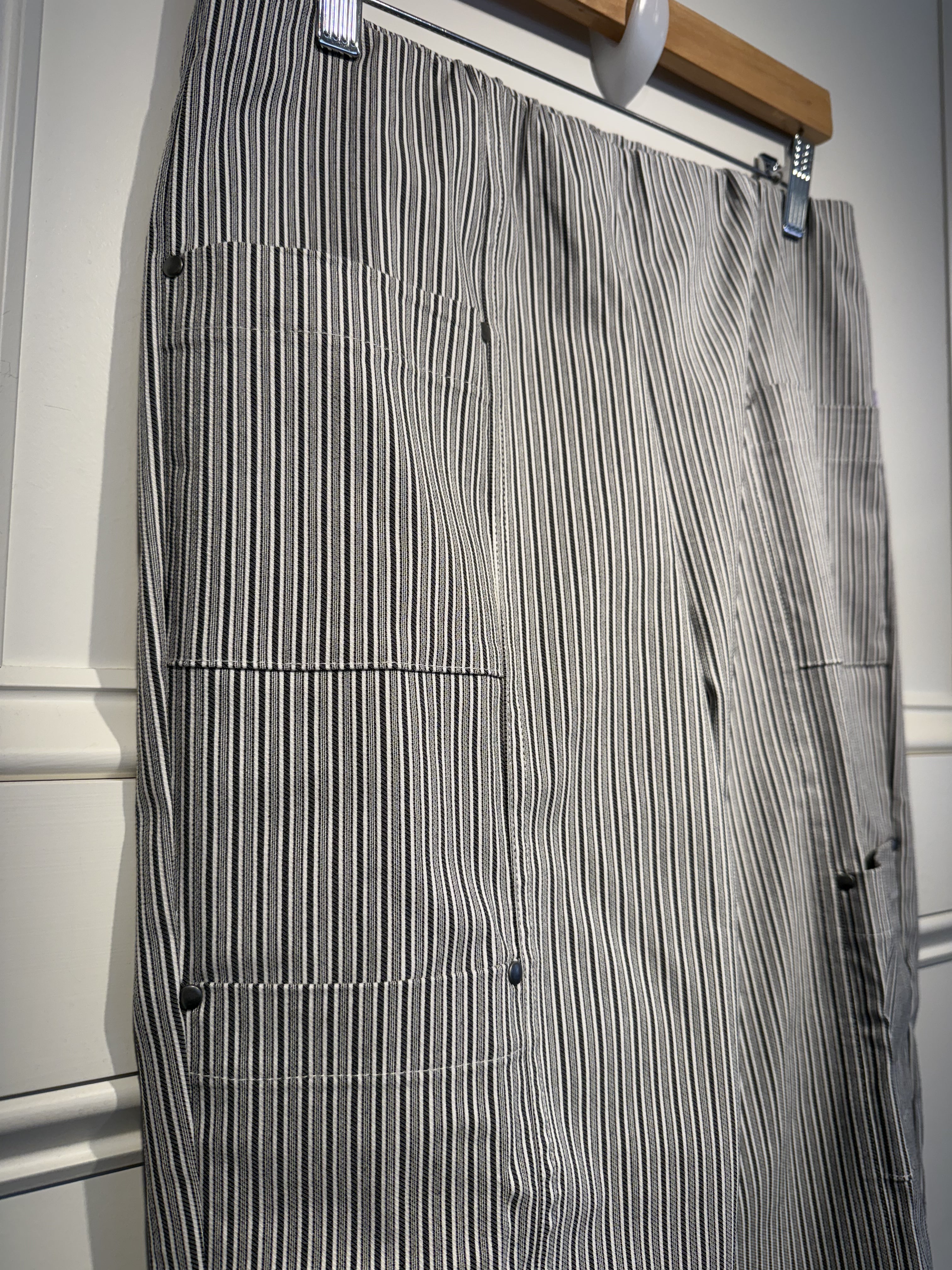 Elliott Lauren Cropped Striped Cargo