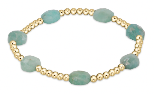 E Newton Admire Gold 3mm Amazonite