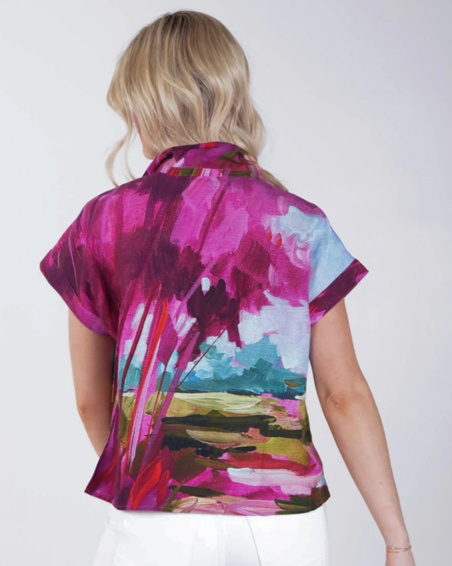 Emily McCarthy Poppy Top-Bellamy Sunset