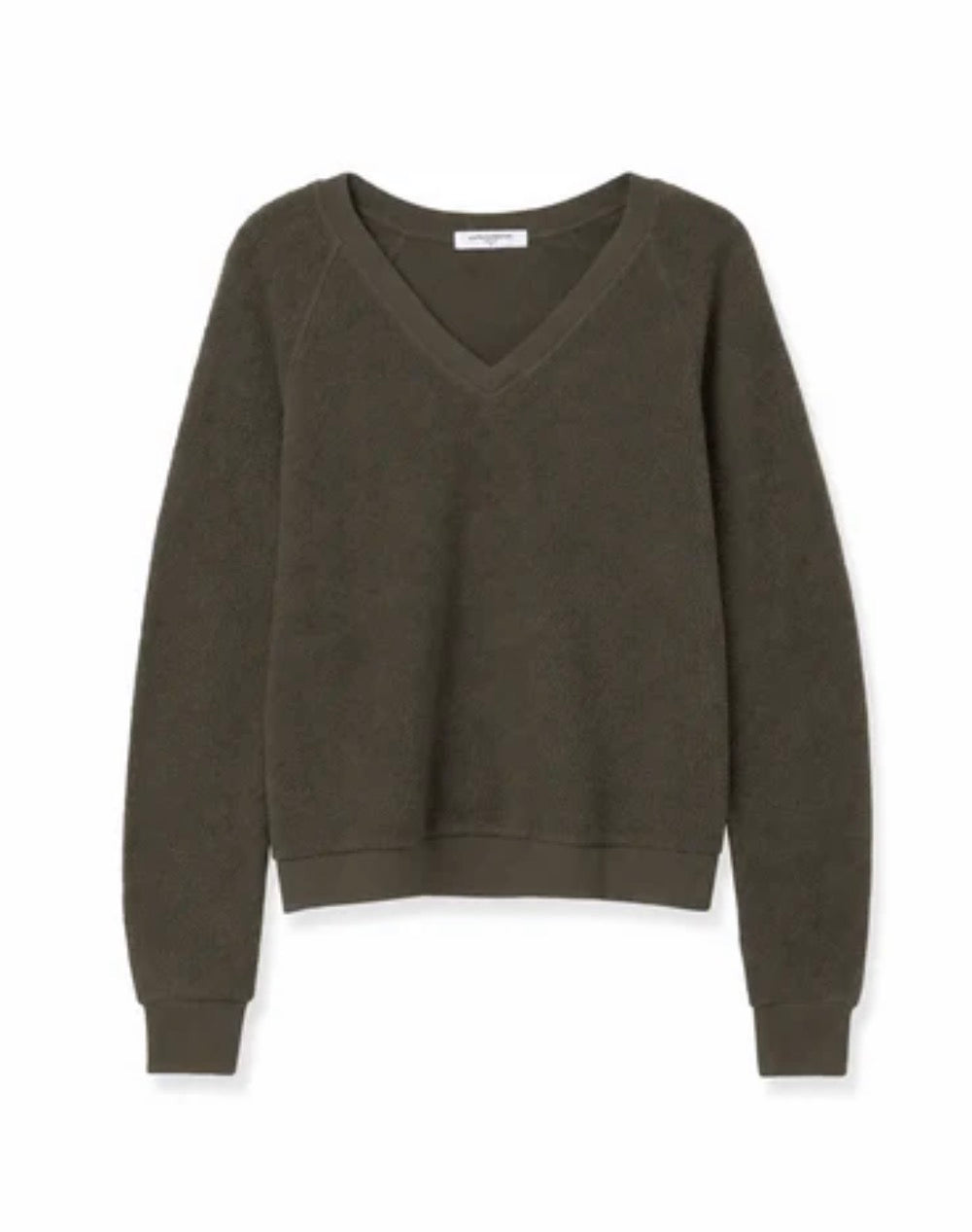 Perfect White Tee Ziggy "Inside Out" V Neck Sweatshirt