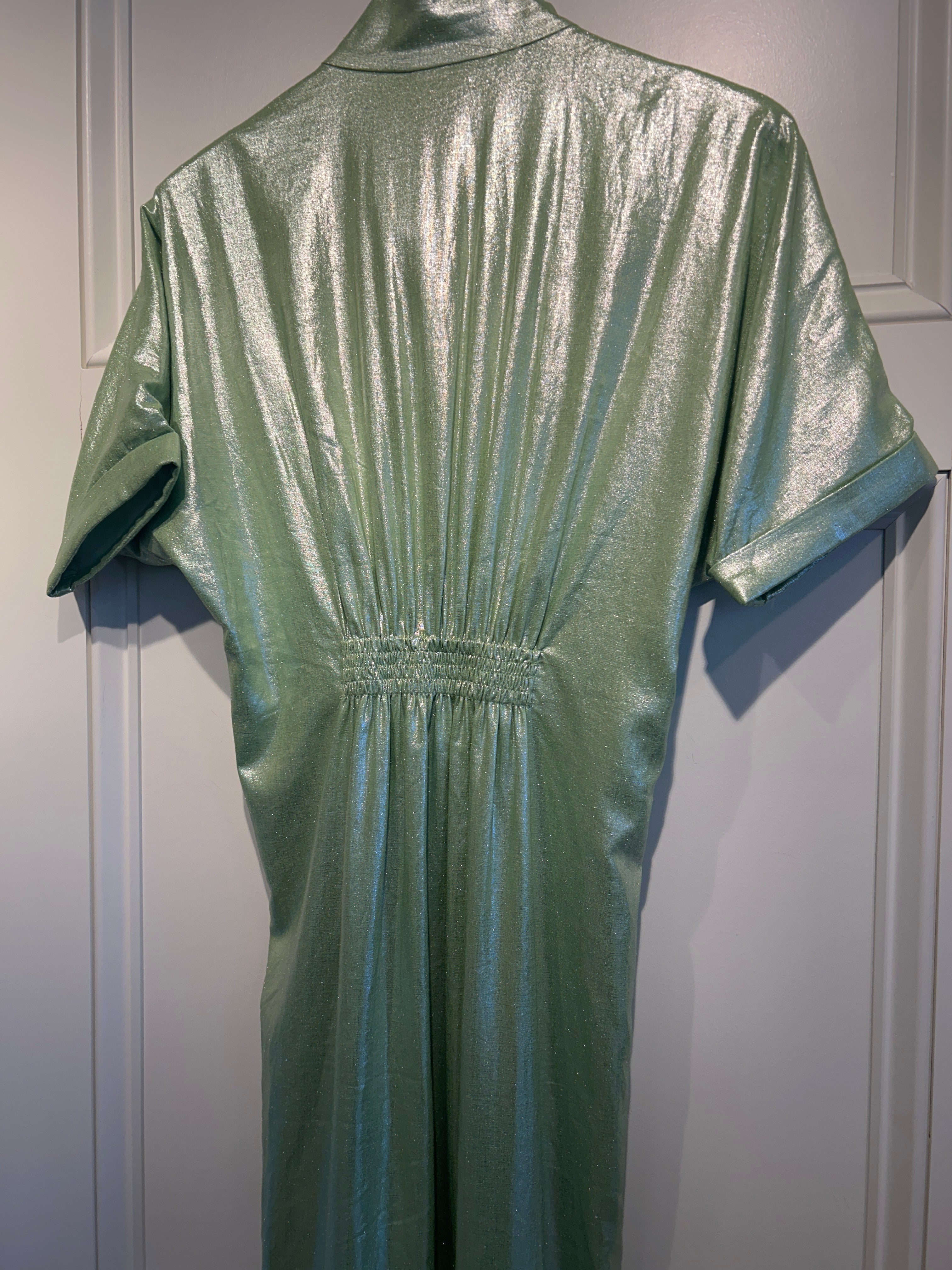 Emily McCarthy Georgia Dress Opal Green