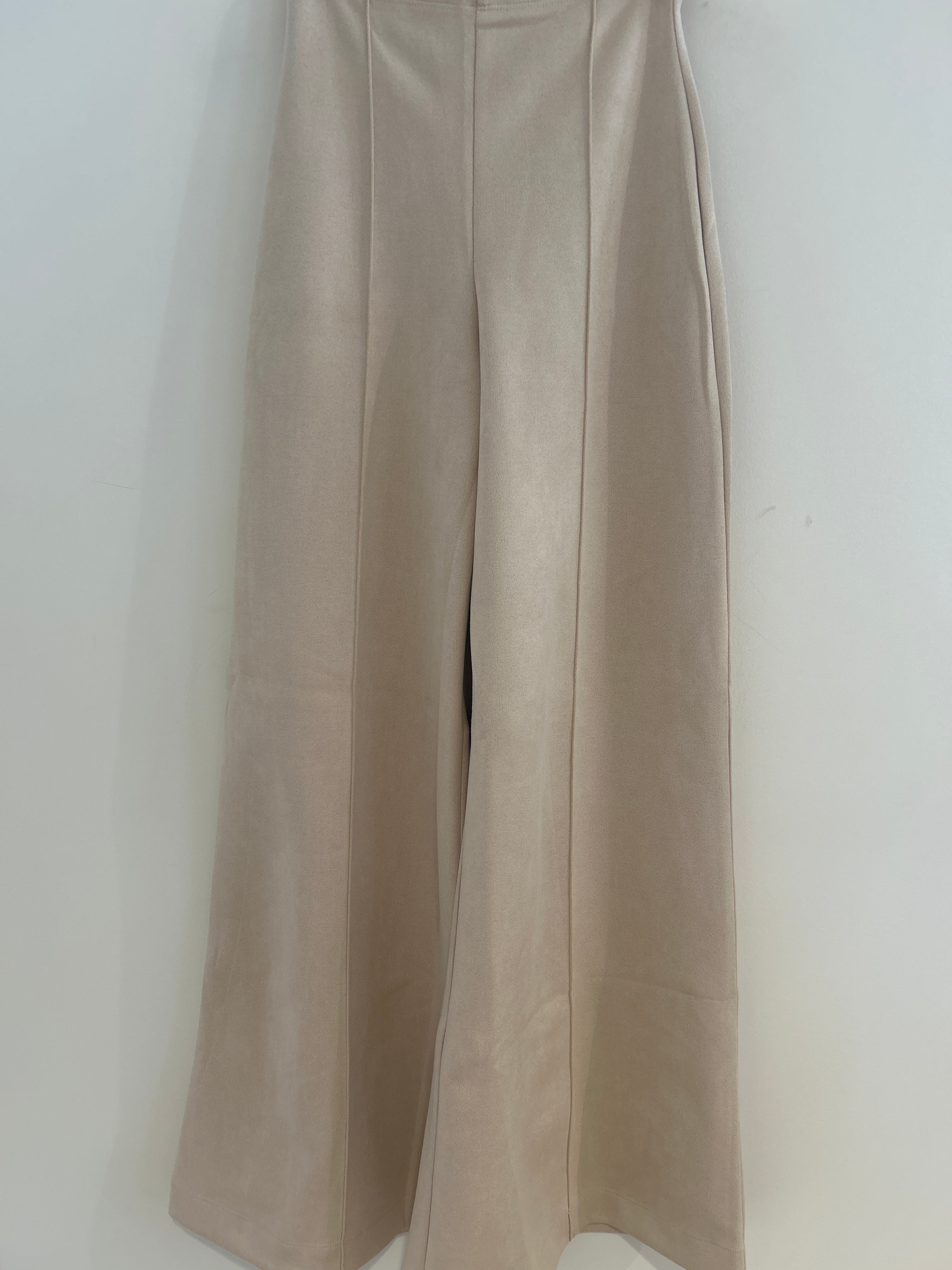 Ripley Rader Standard Length Ponte Pant Almond Stretch Suede