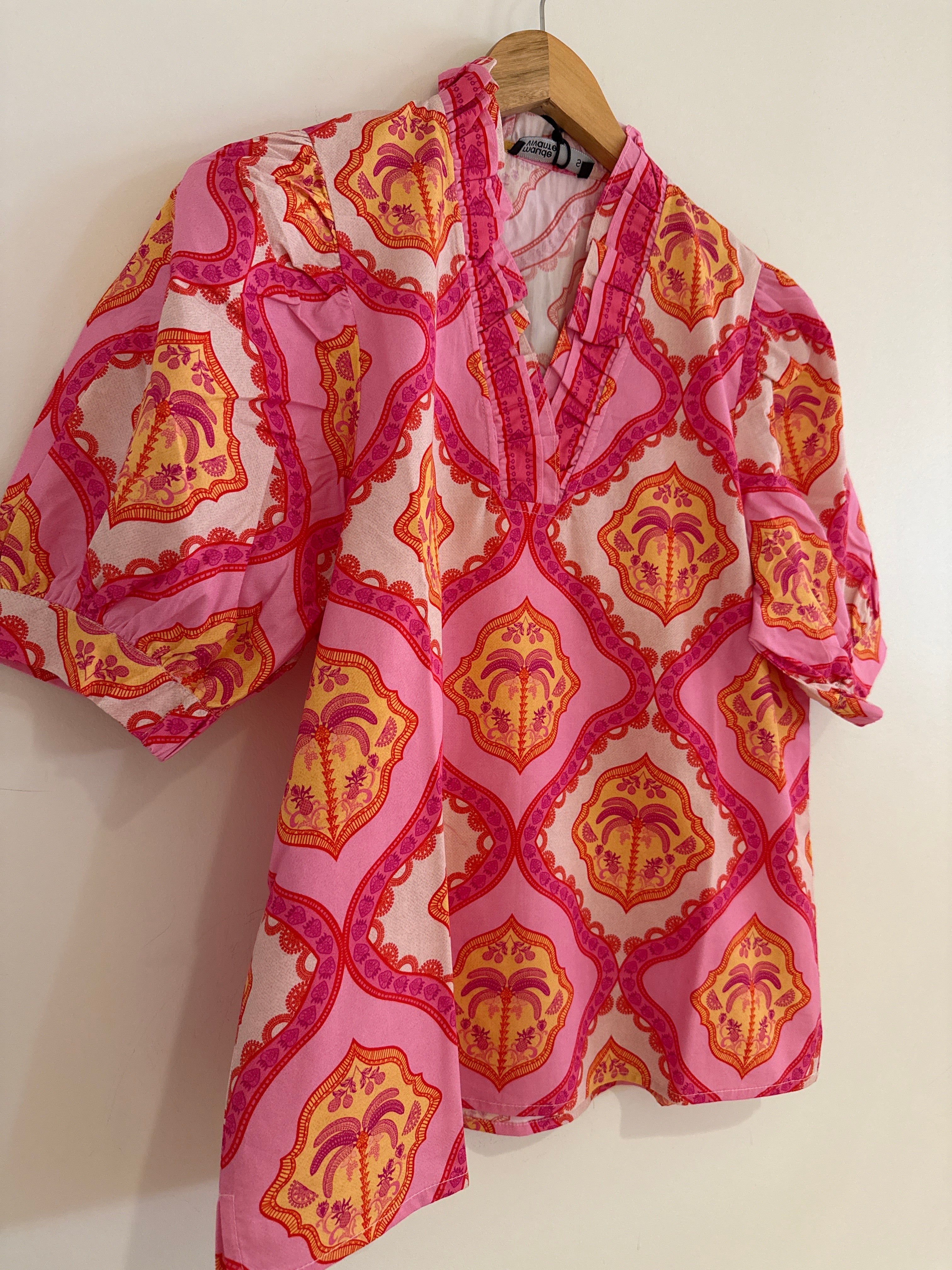 Maude Vivant Eva Top Palm Mirage