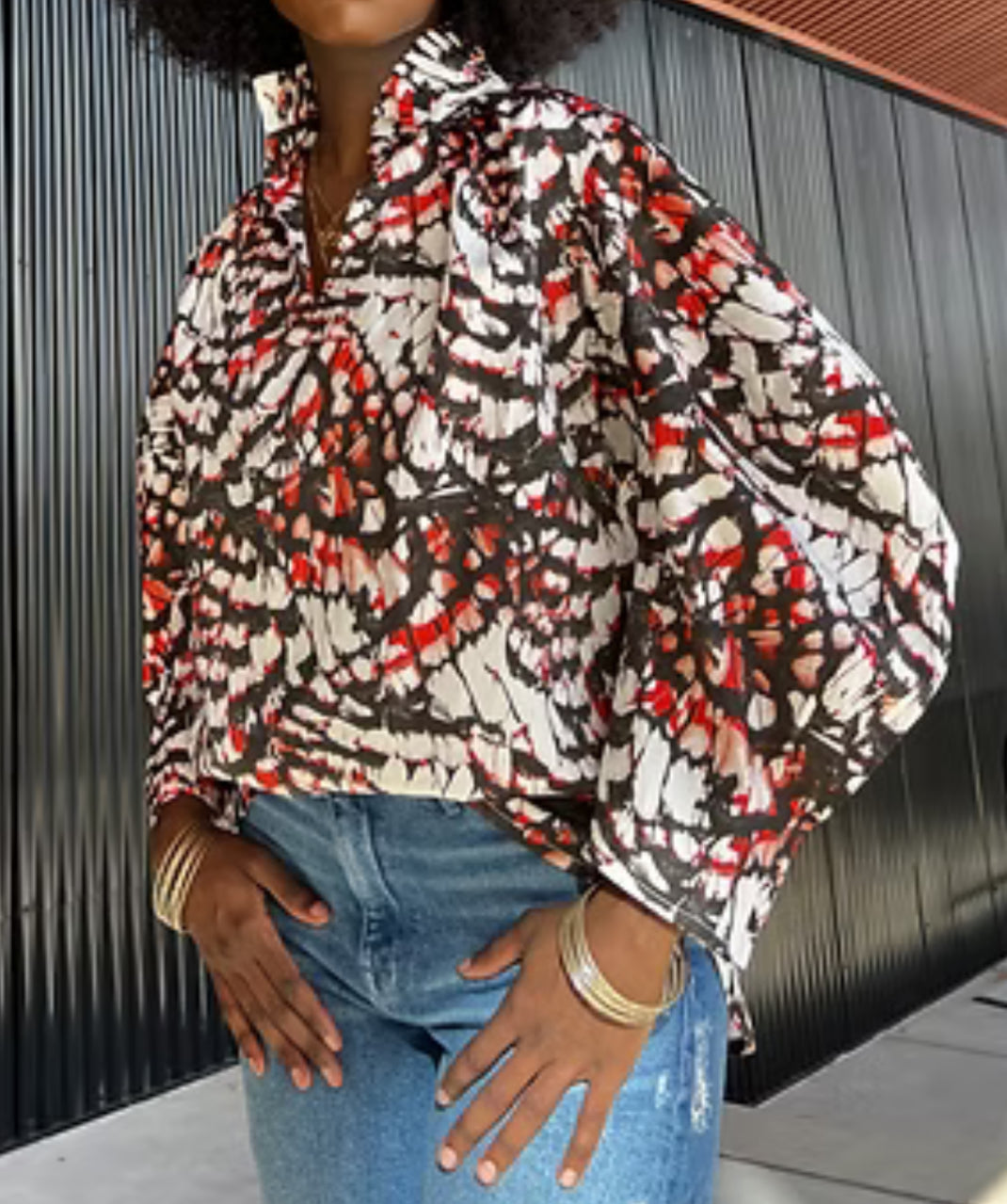 Raiment Printed Wright Top