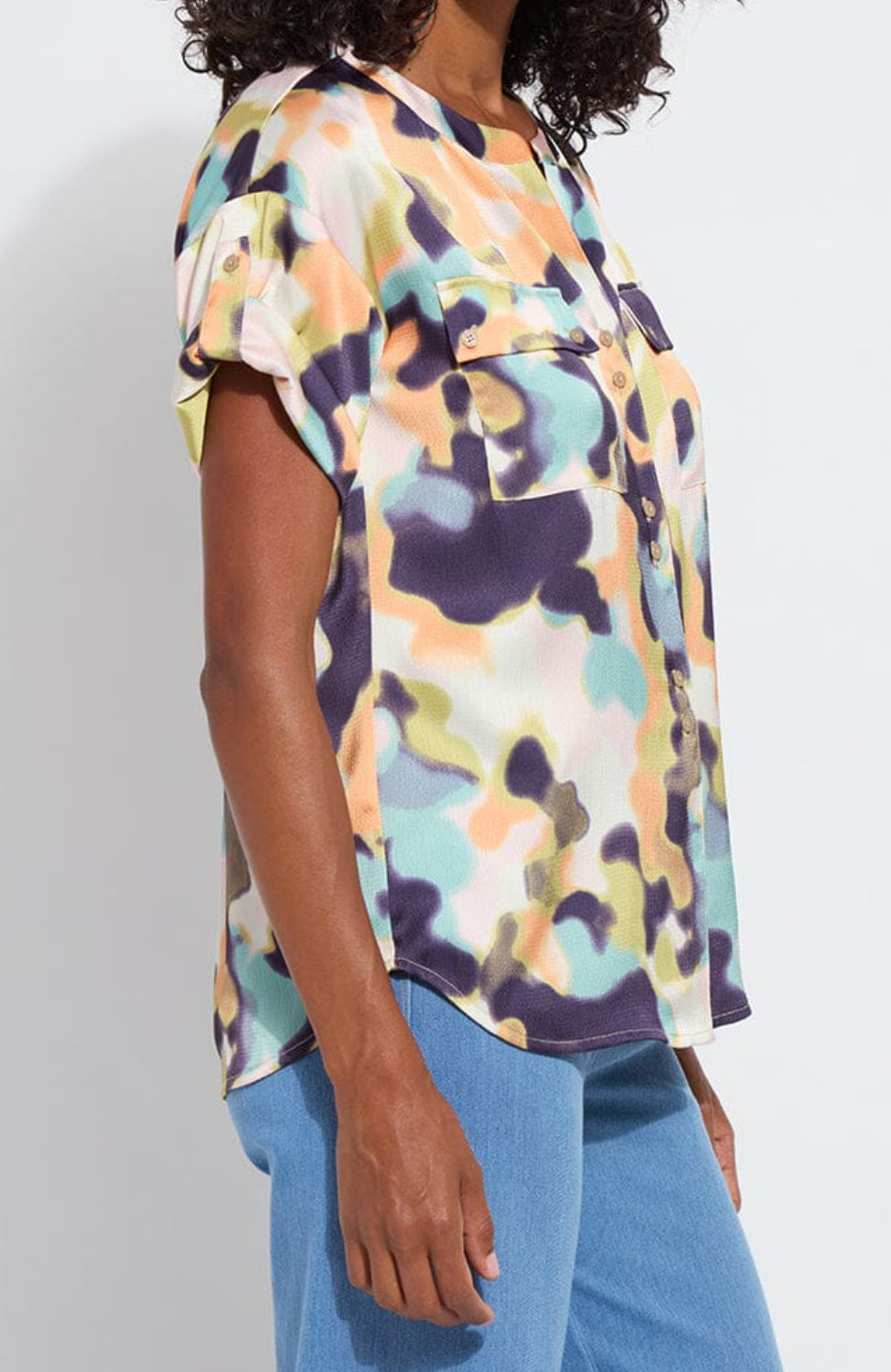 Lysse Olena Utility Blouse Ethereal