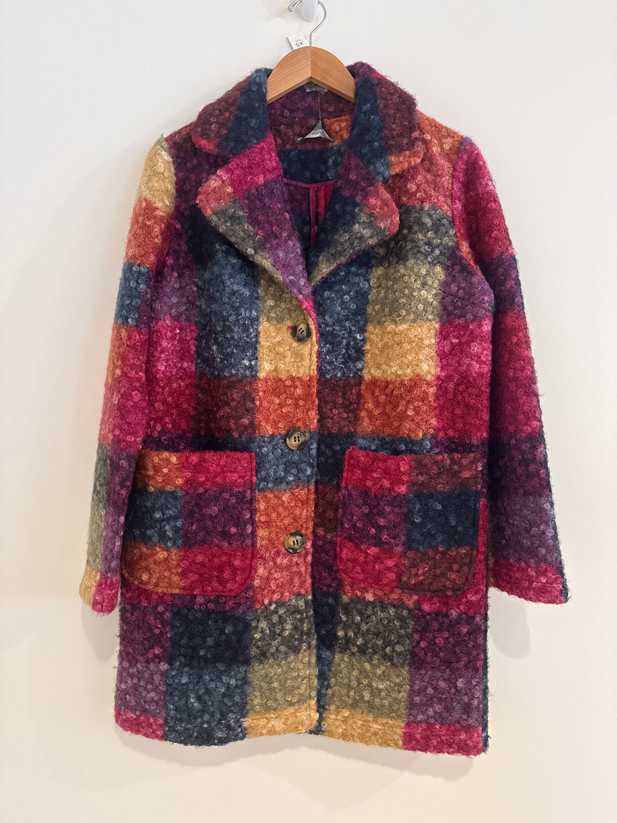 Elliott Lauren Boucle Color Coat