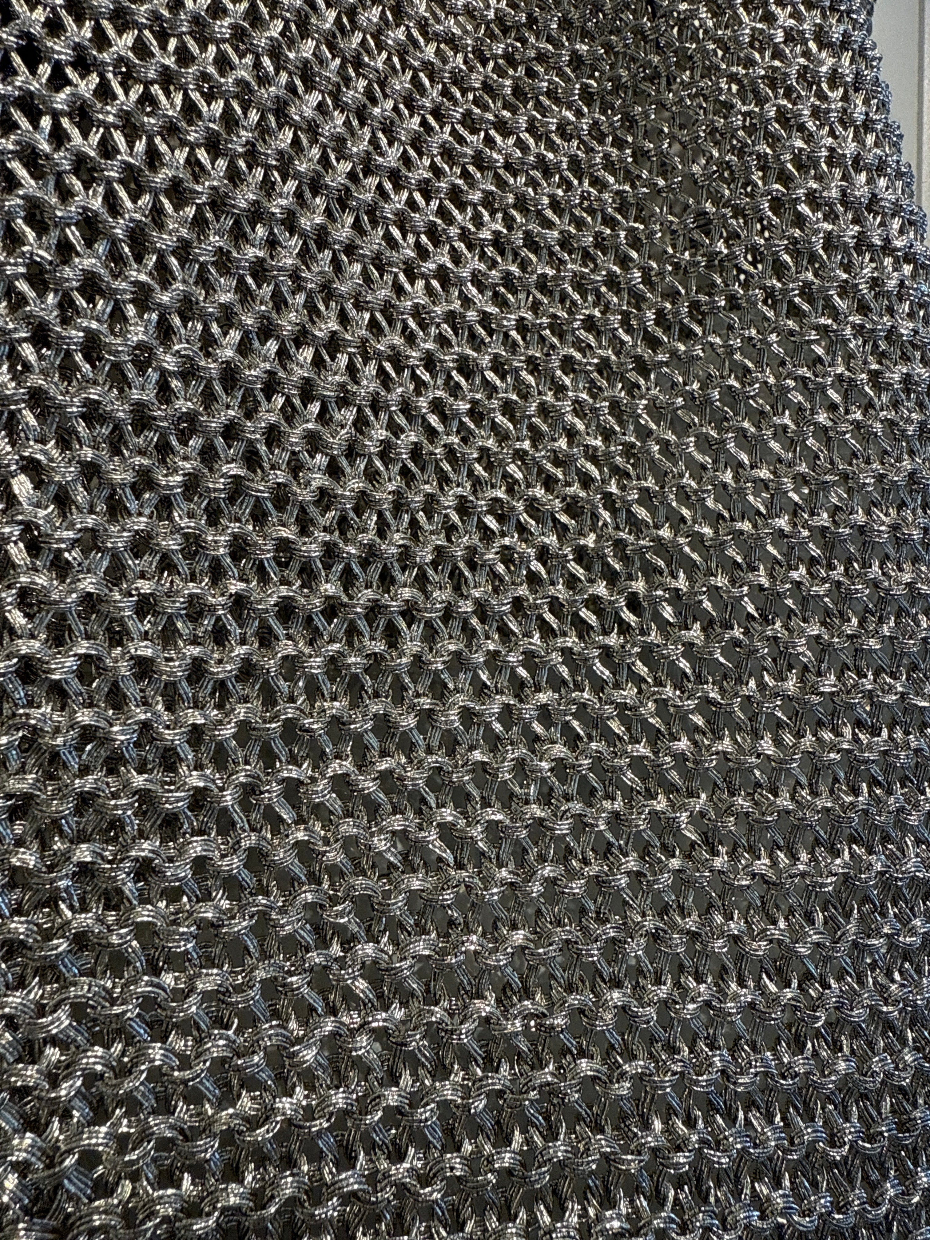 Metallic Knit Handbag