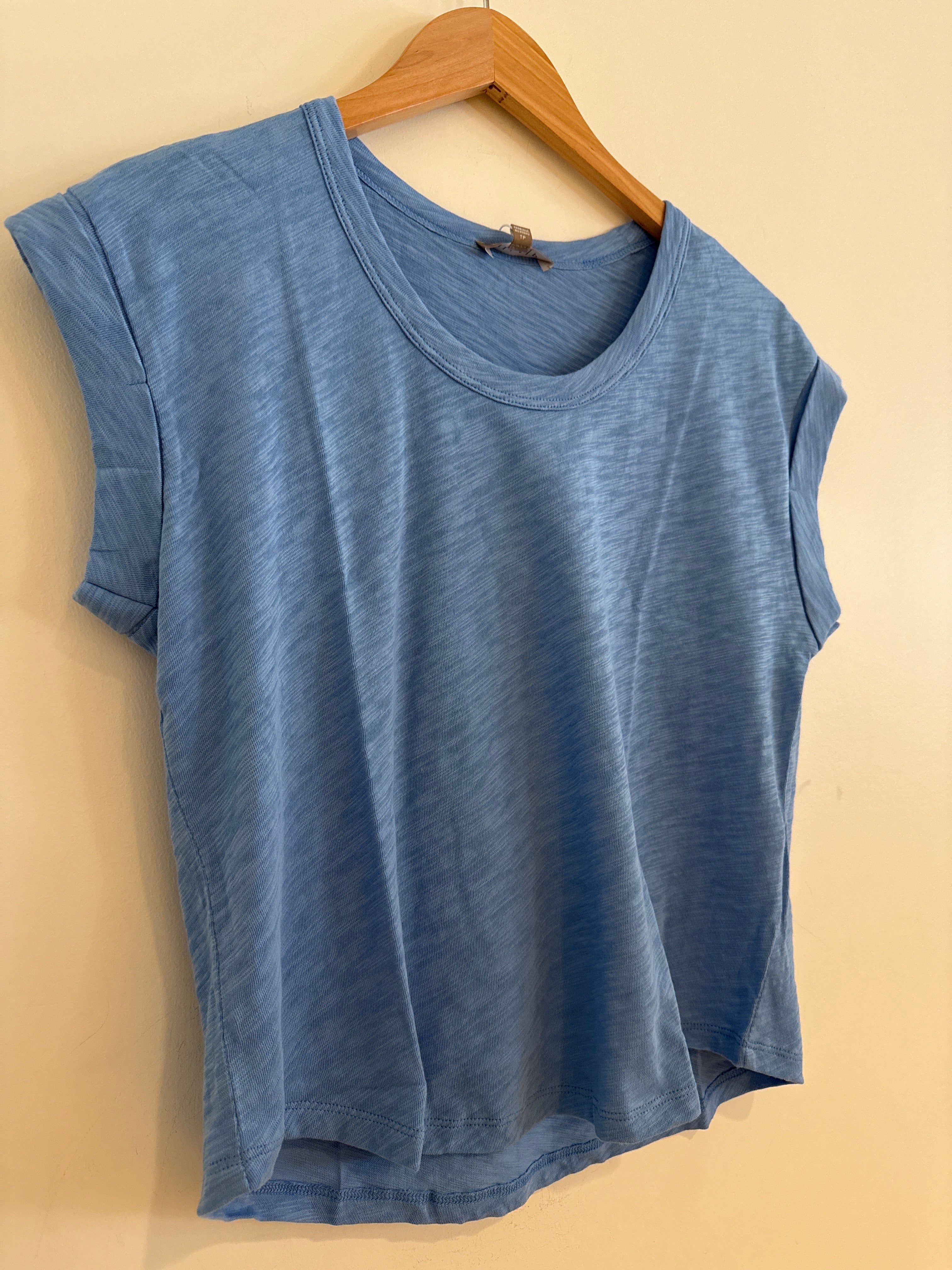 Lilla P Cuff Sleeve Boxy Tee Capri