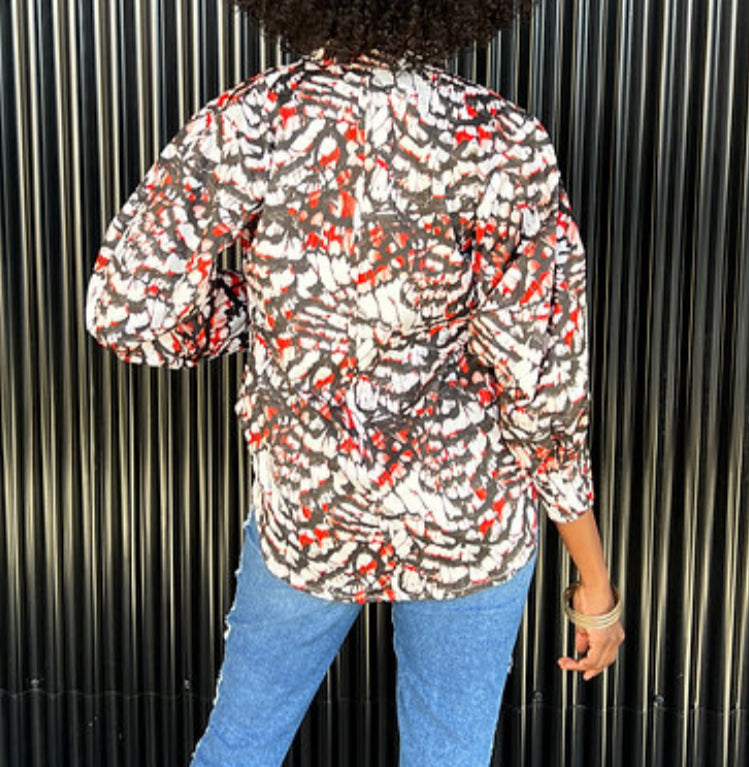 Raiment Printed Wright Top