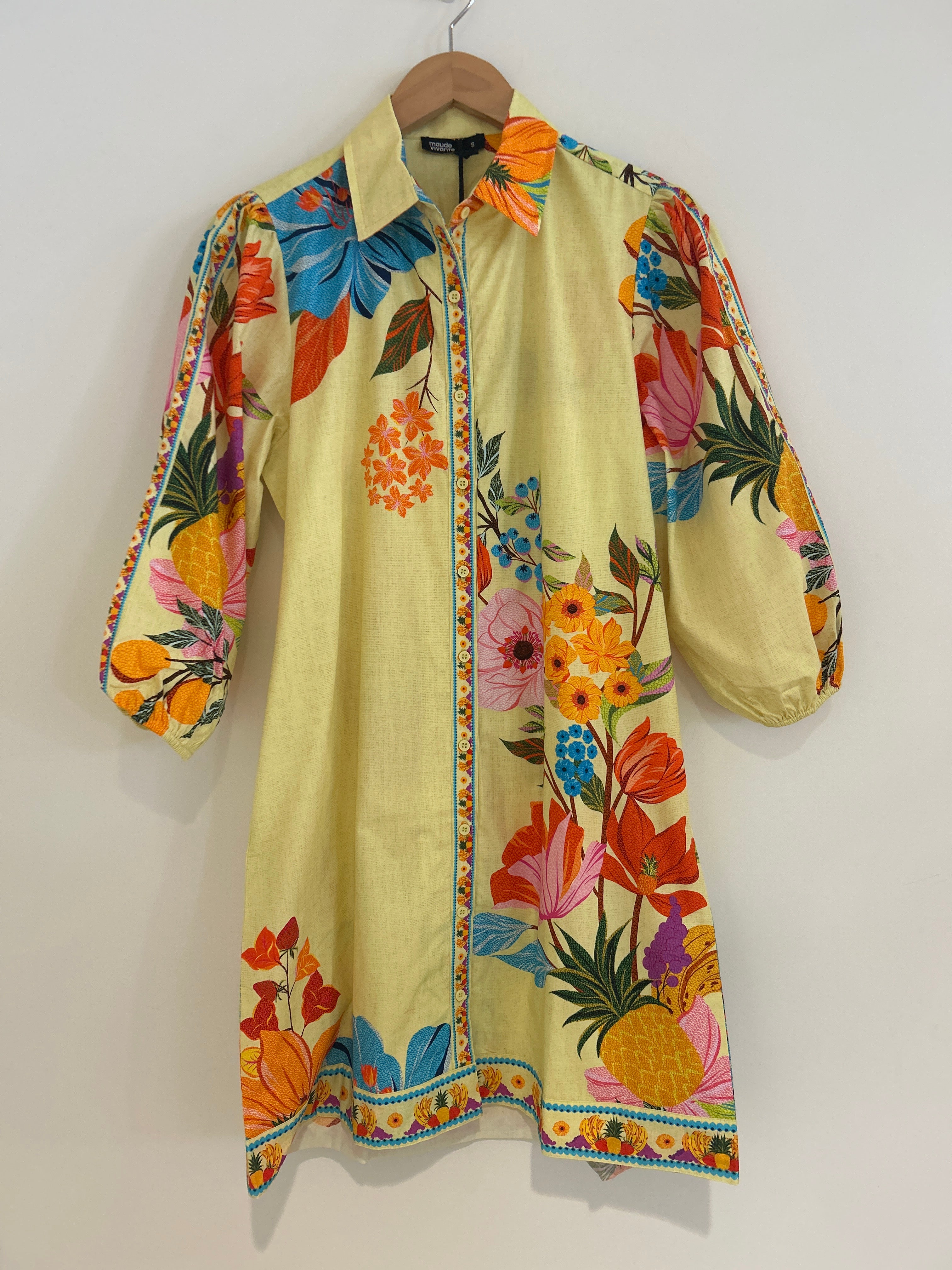 Maude Vivant Ava Dress Citrus Garden