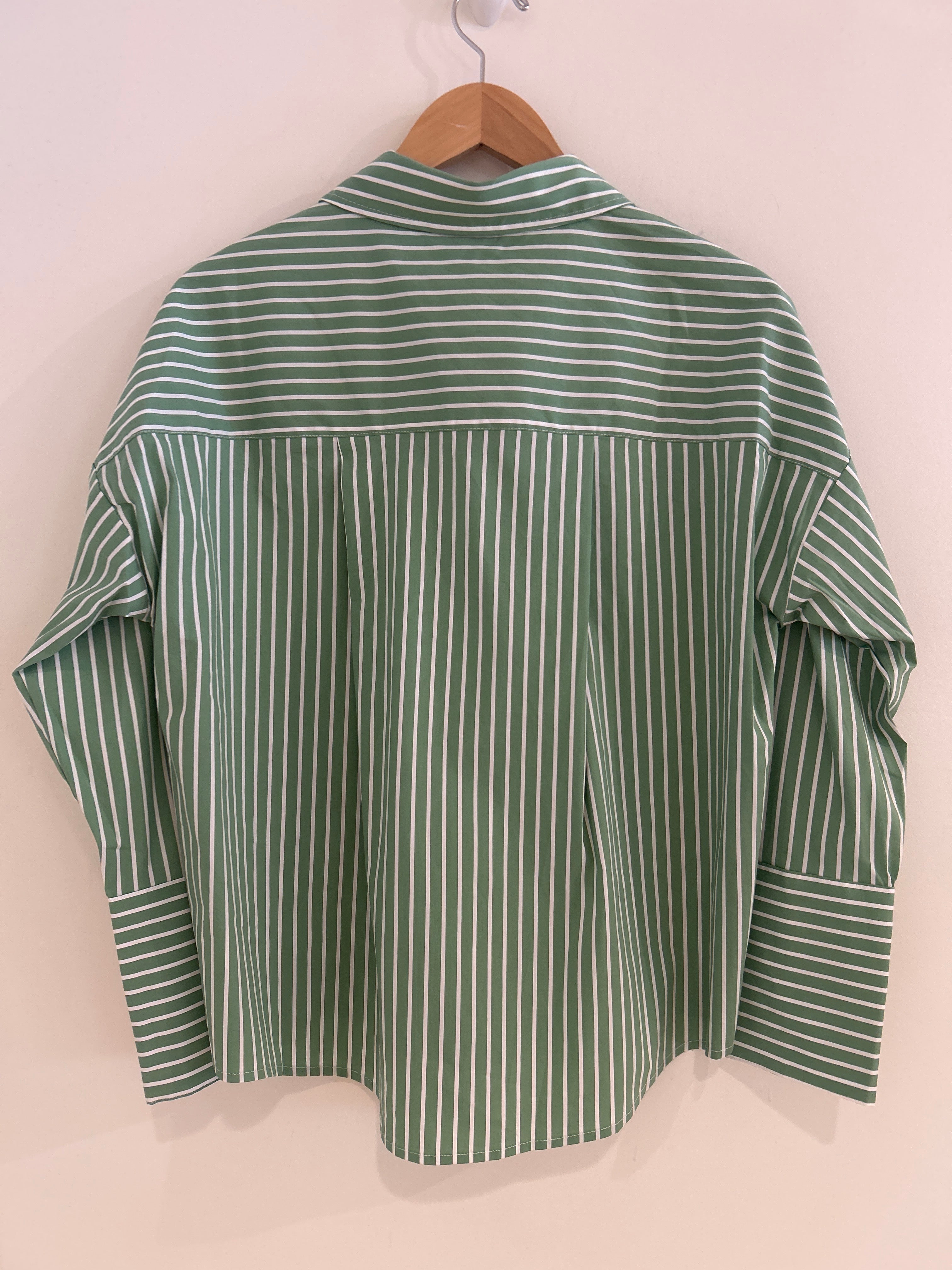 RR Striped Button Down Blouse