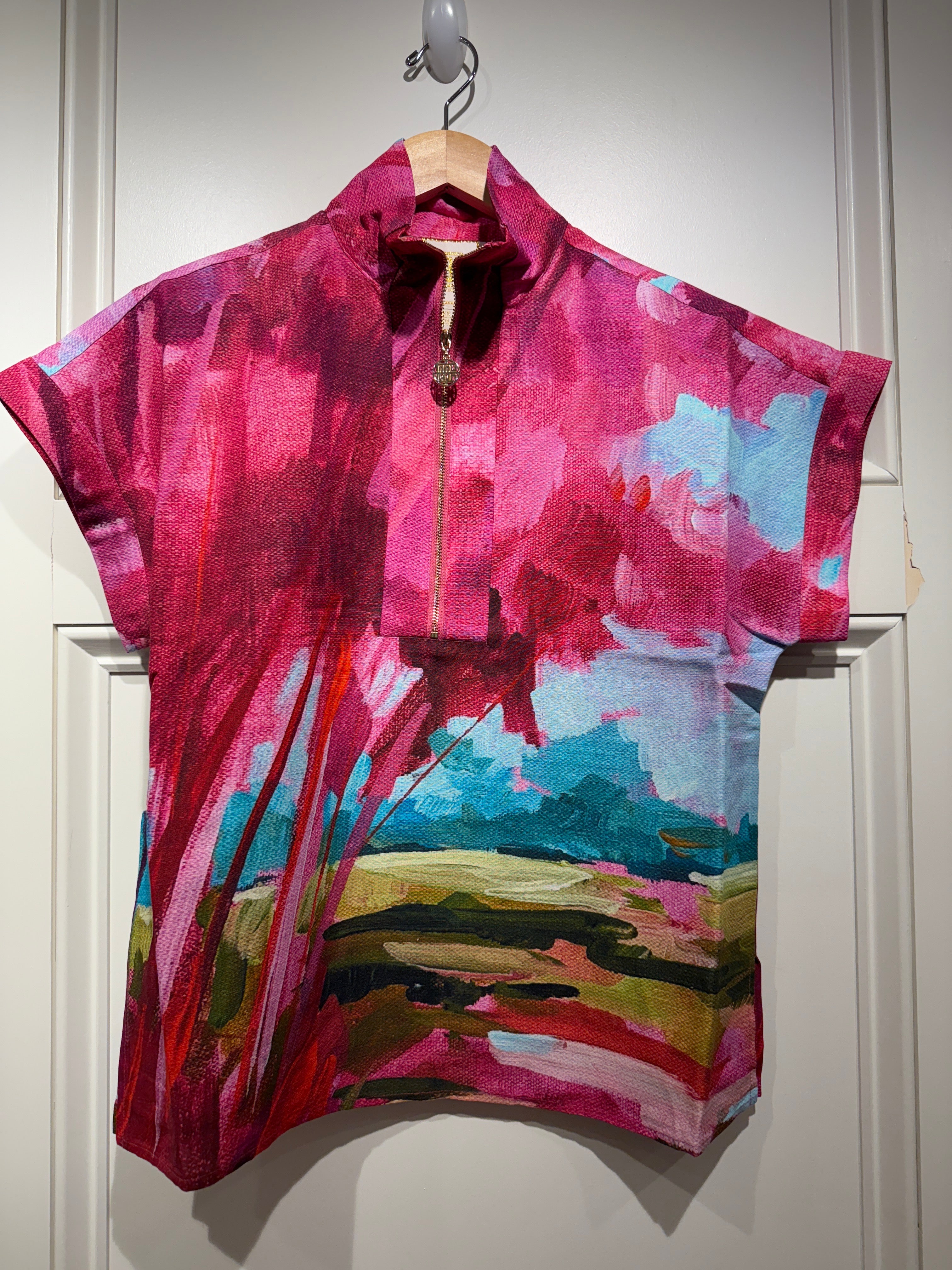 Emily McCarthy Poppy Top-Bellamy Sunset