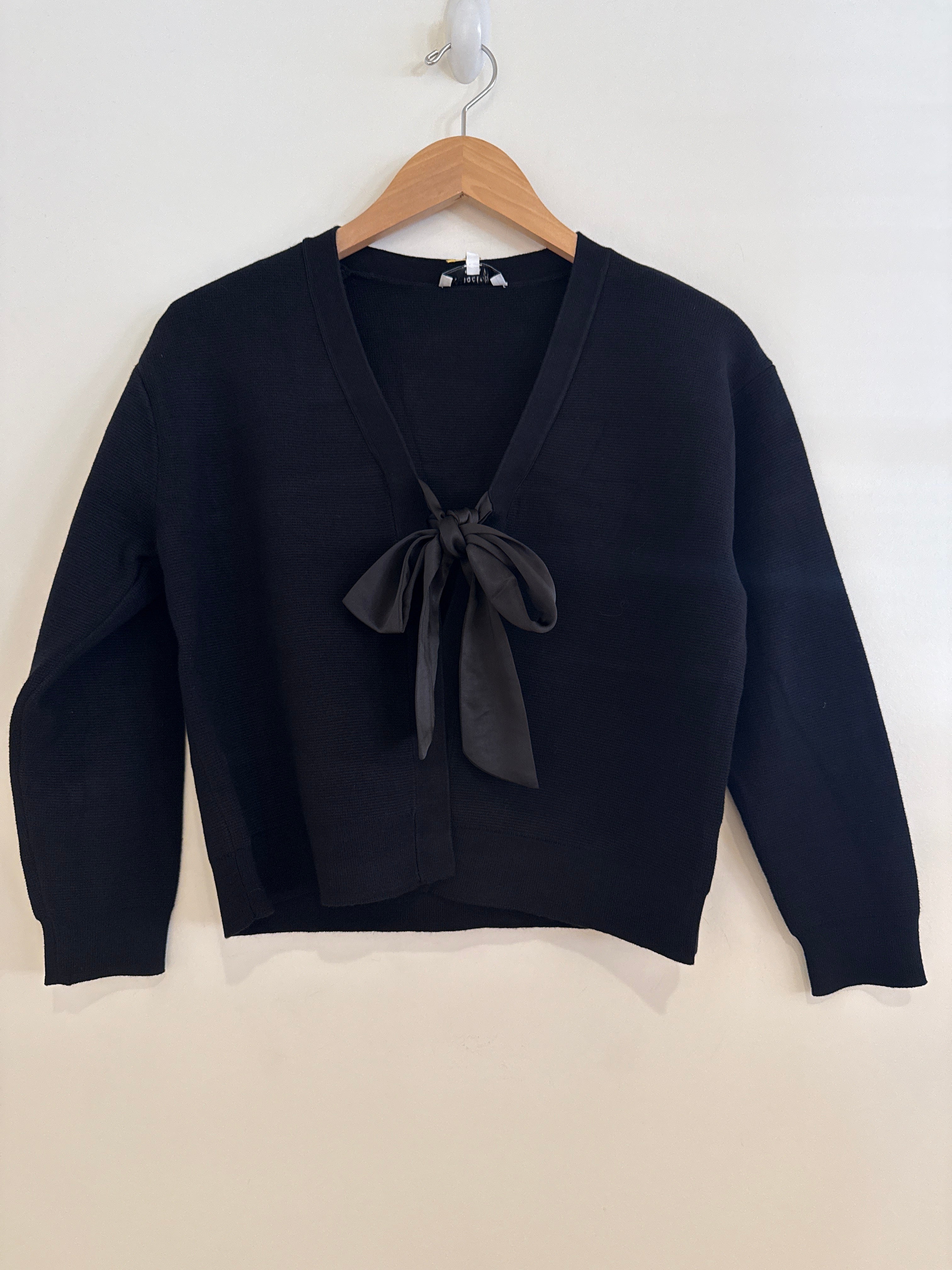 J Society Tie Front Cardigan Black