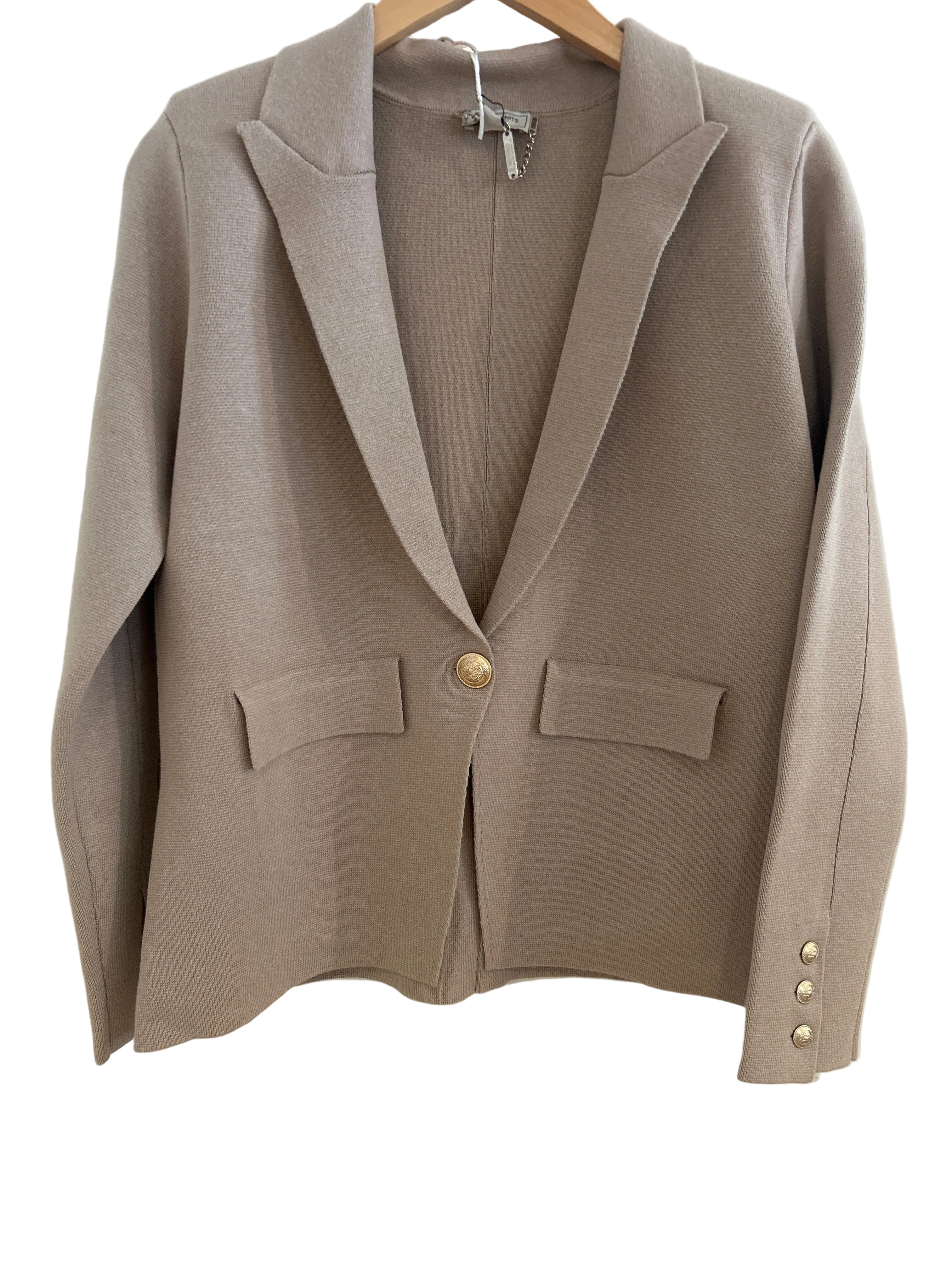 Metric Knit Blazer
