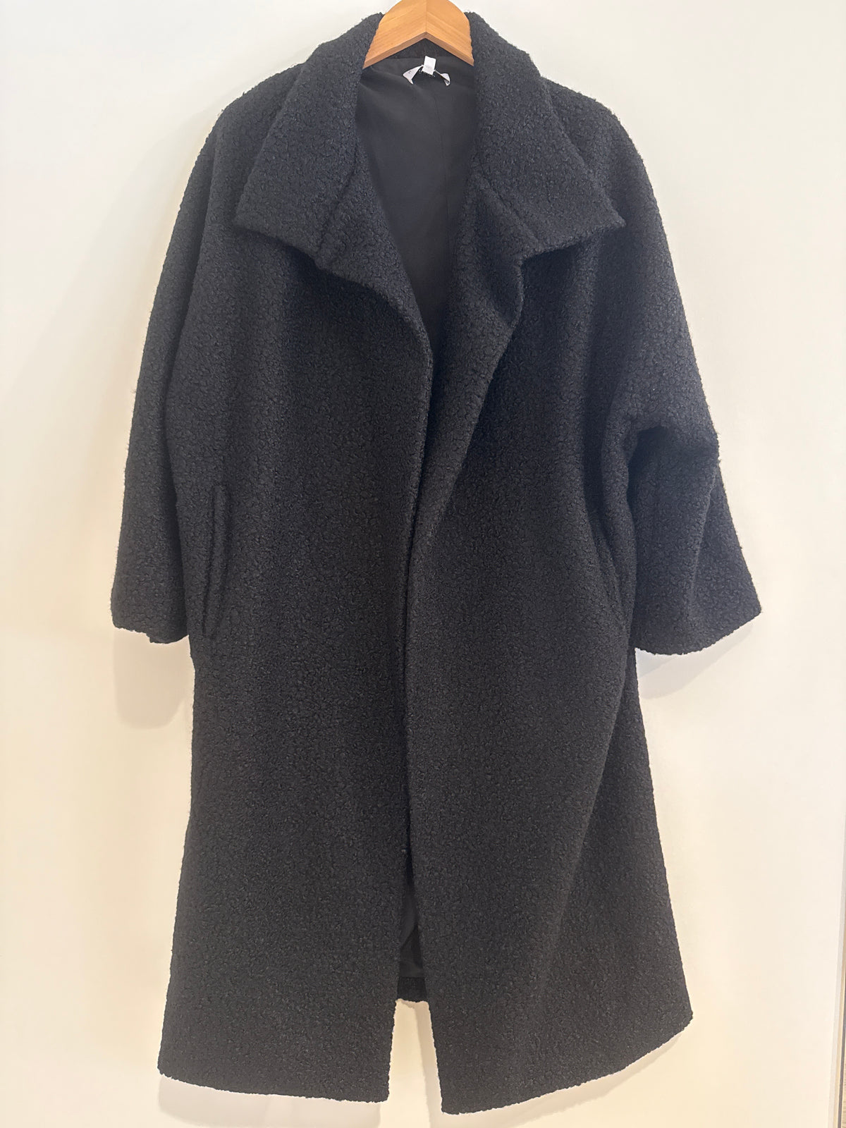 Ripley Rader Boucle Overcoat Black