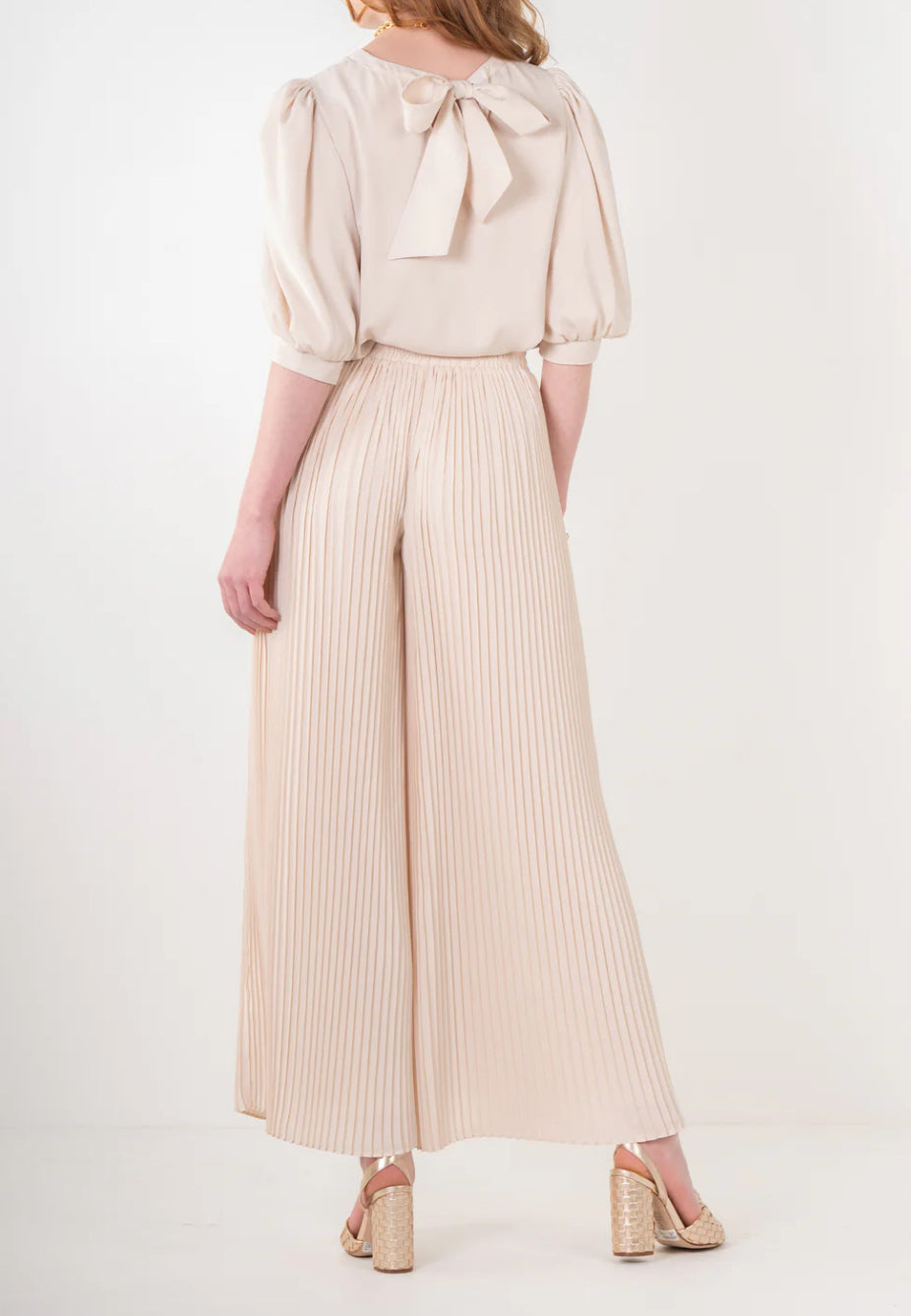 Emily McCarthy pleated Pants Sandshell