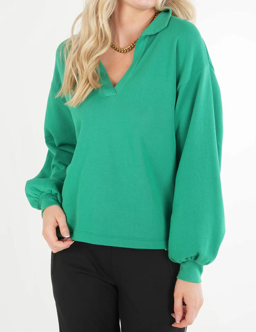 Emily McCarthy Lolli Pullover Jellybean Green