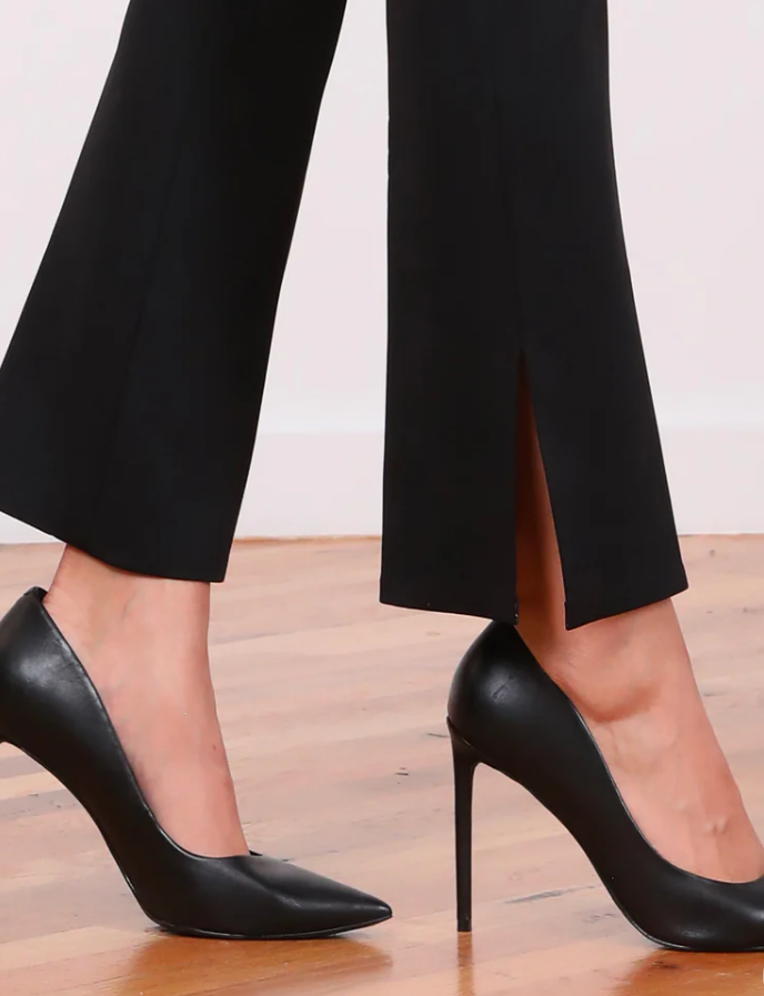 Avenue Montaigne Gisela Freedom Black Stretch with Side Slit