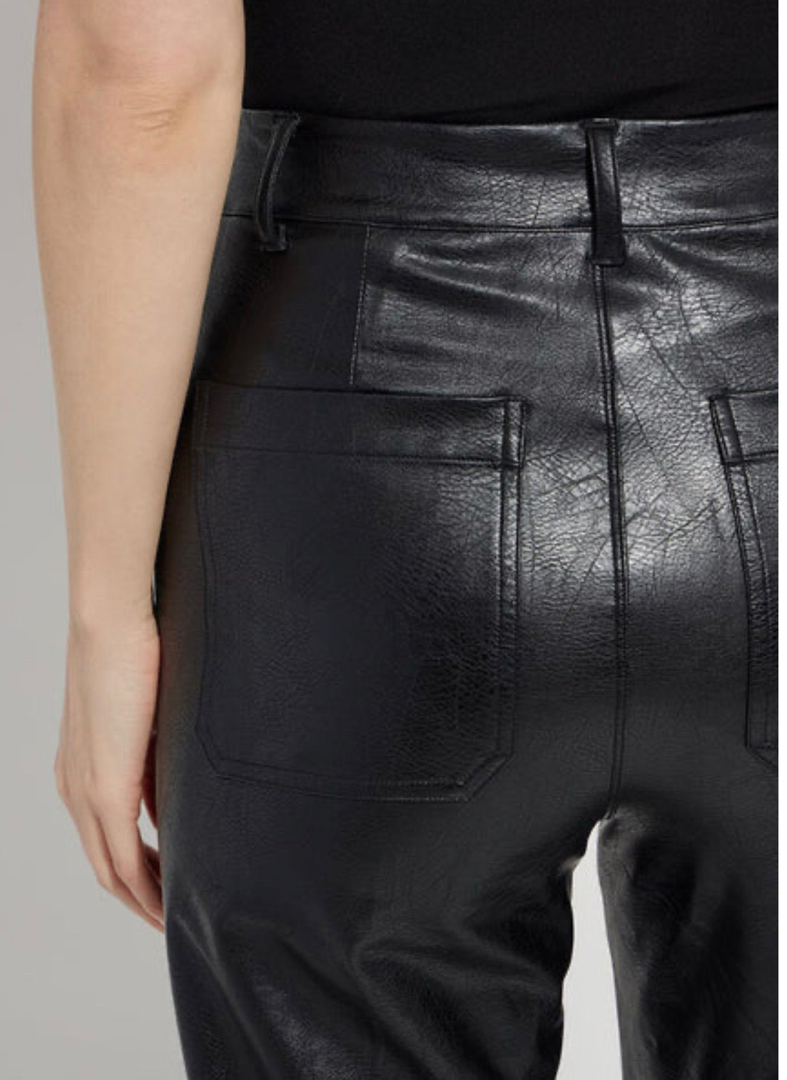 Lysse Vegan Leather Wide Leg Pant