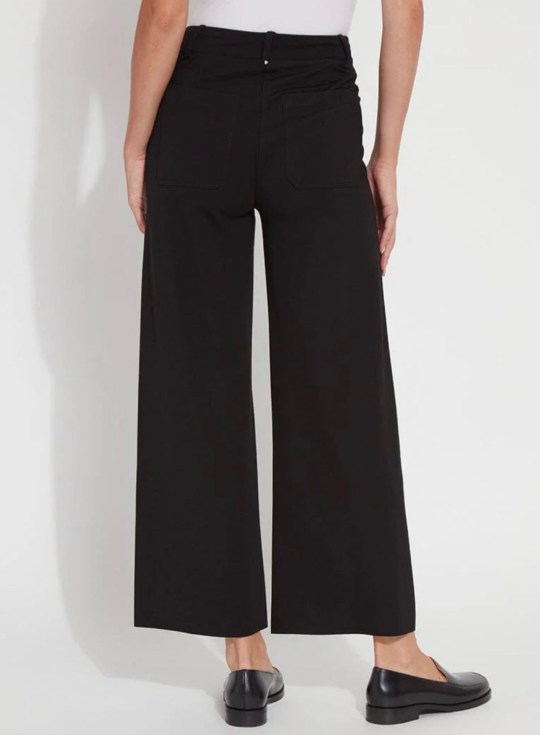 Lysse Erin Wide Leg Pant Black Ponte