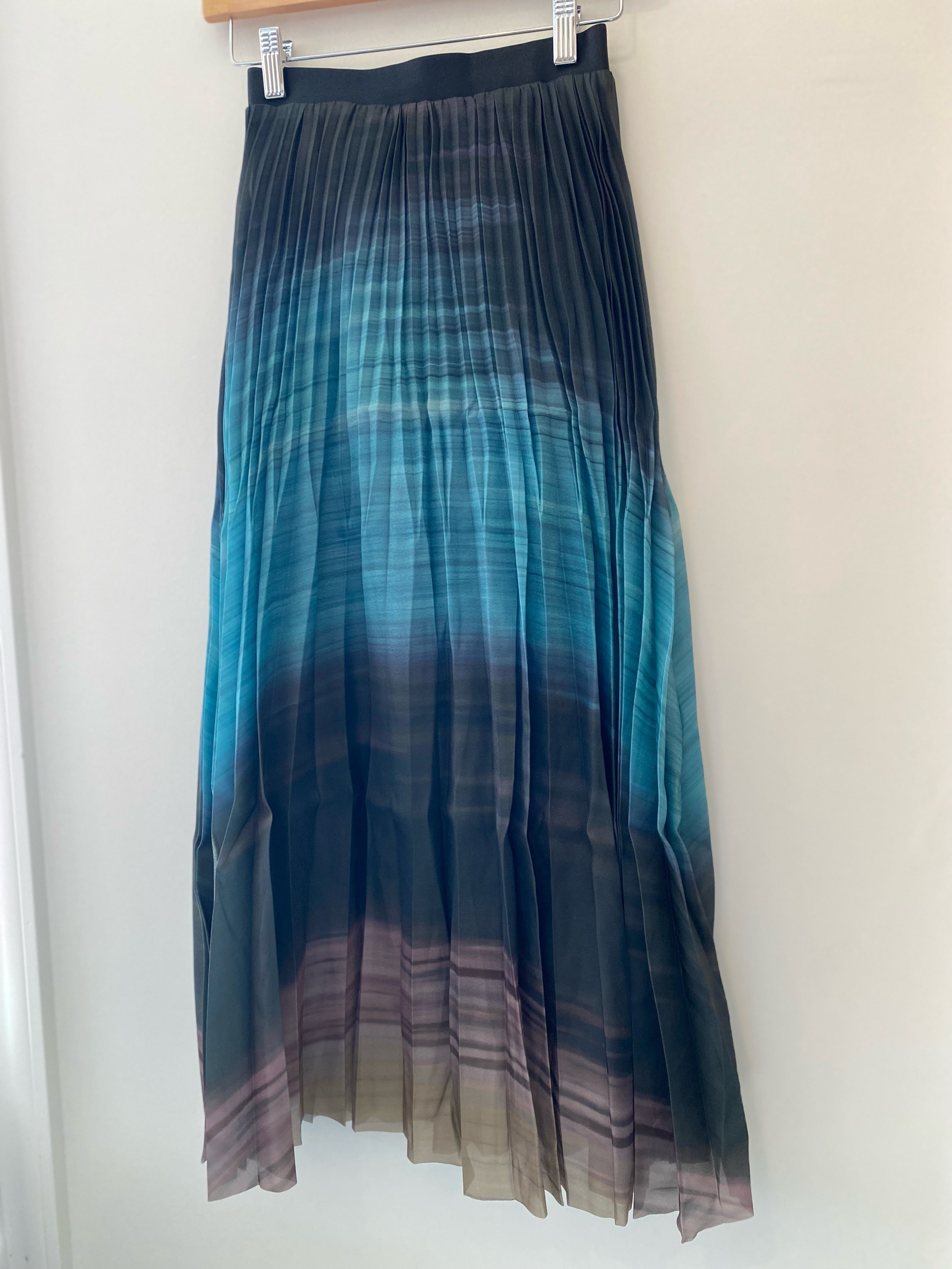 Zero Degrees Ombre Print Skirt