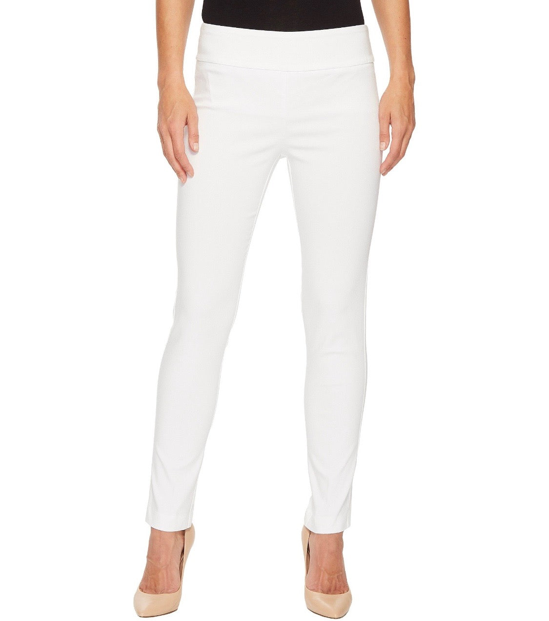 Elliott Lauren Classic White Ankle Pant