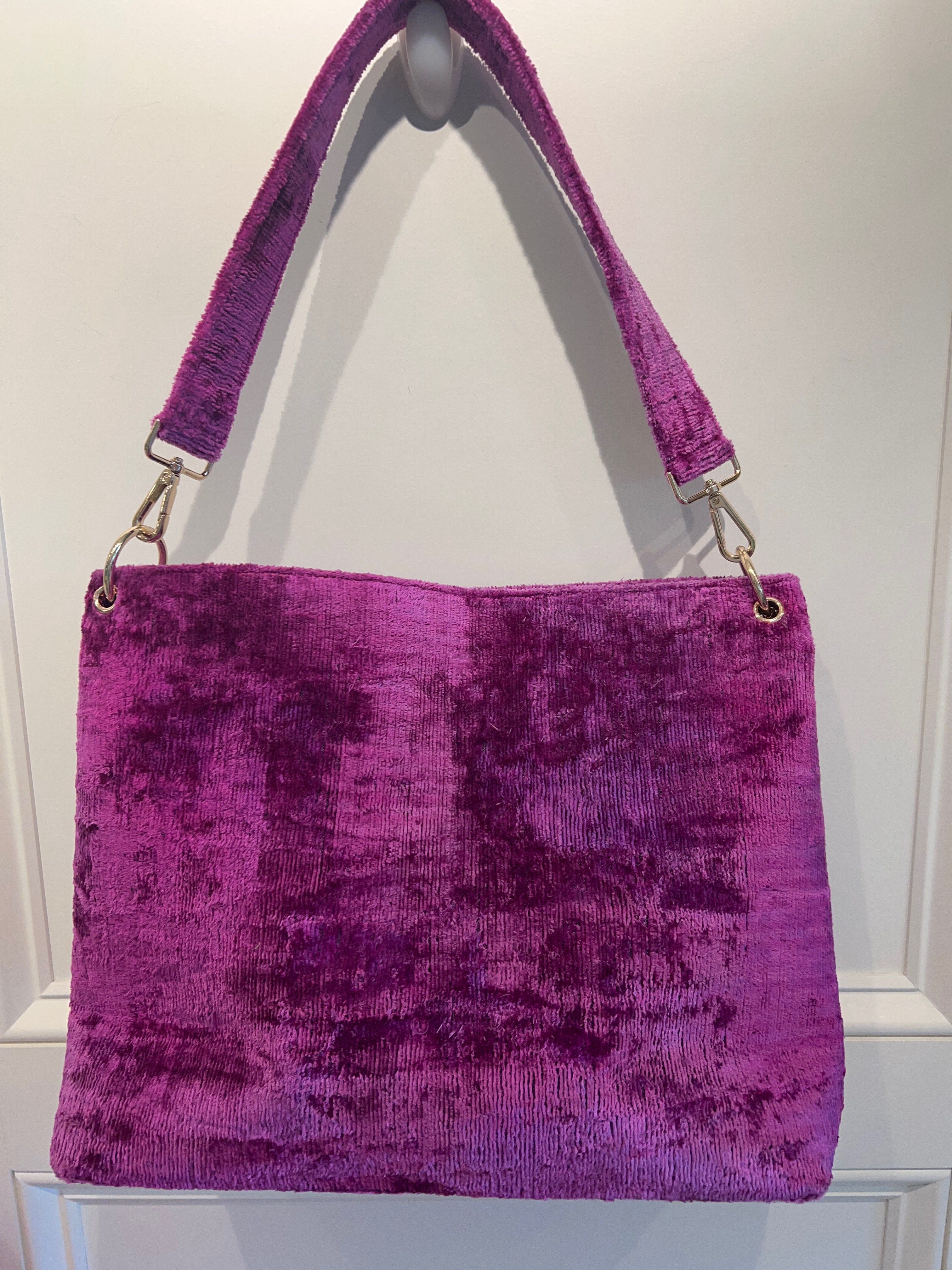 WW Fushia Large Silk Tote