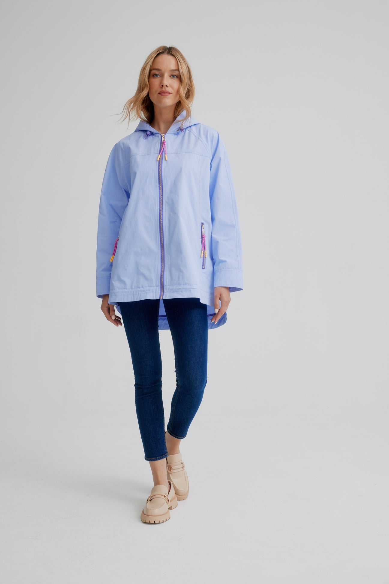 Nikki Jones Lavender Quinn Rain Jacket