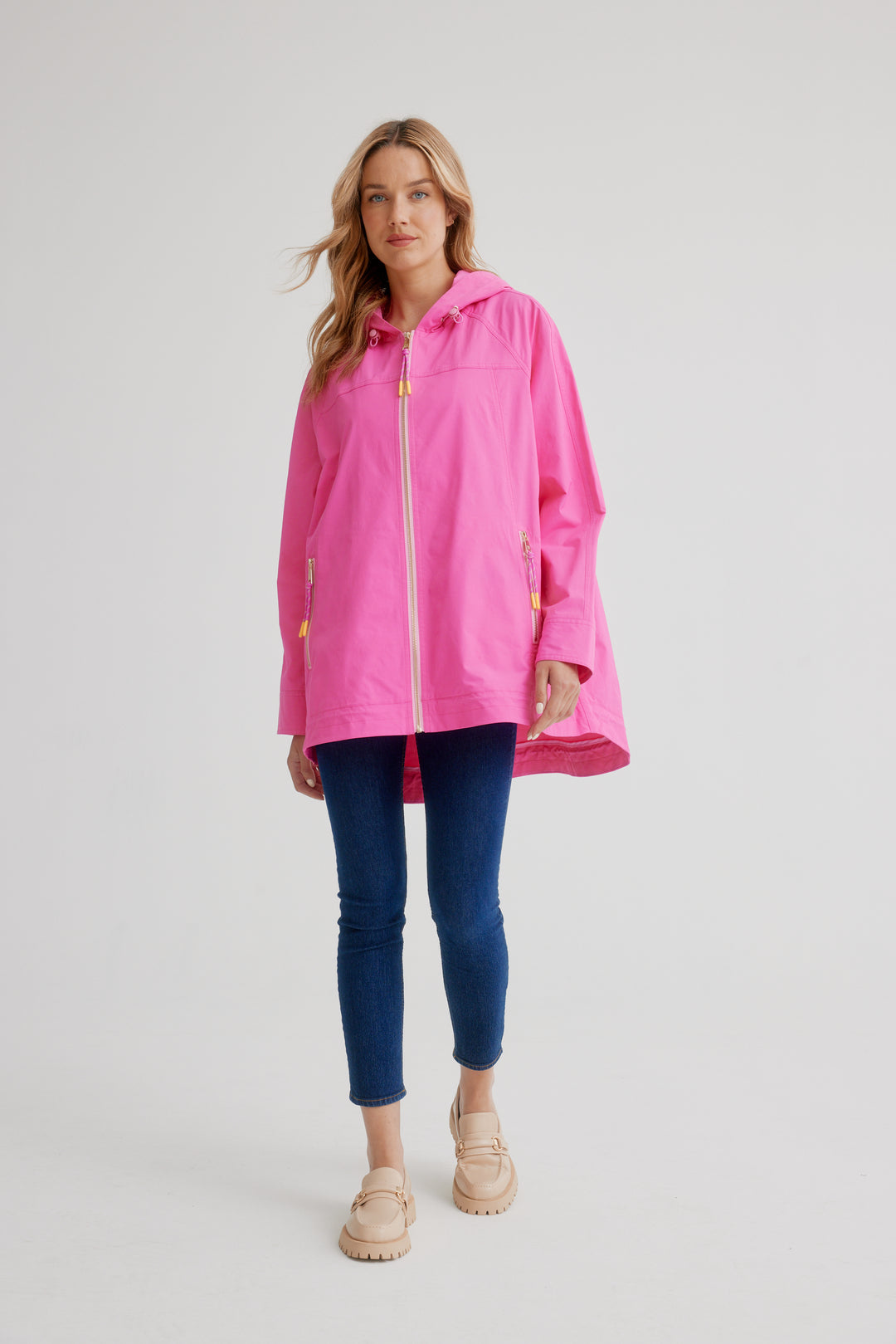 Nikki Jones Pink Rain Jacket