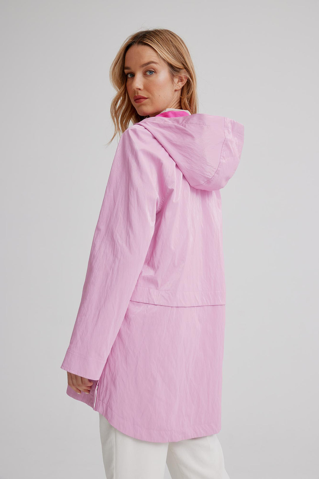 Nikki Jones Pink Jennifer Rain Jacket