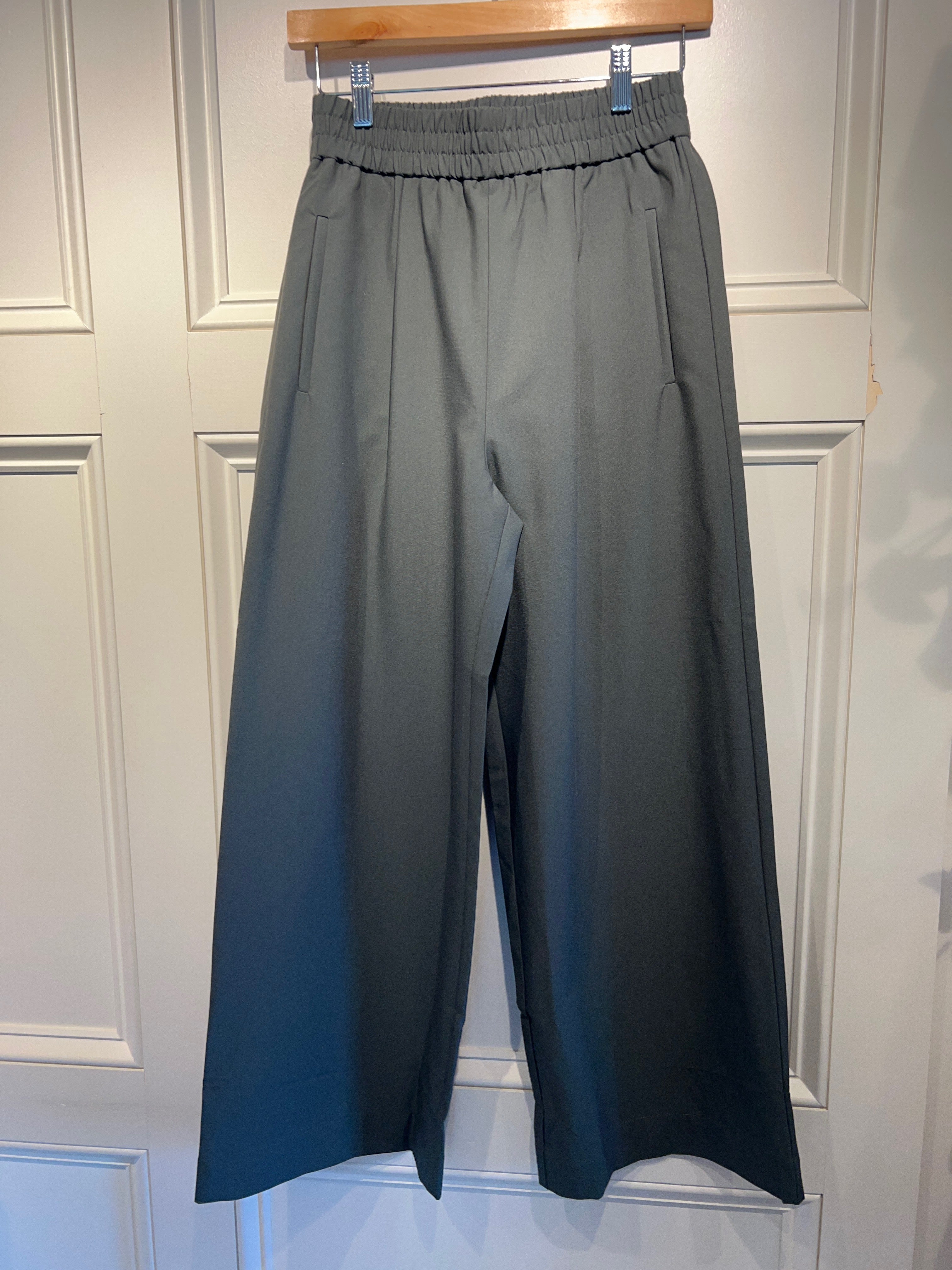 Lilla P Wide Leg Pant Slate