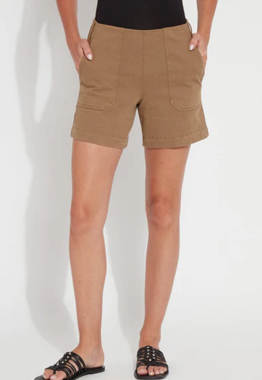 Lysse Monroe Denim Olive Shorts